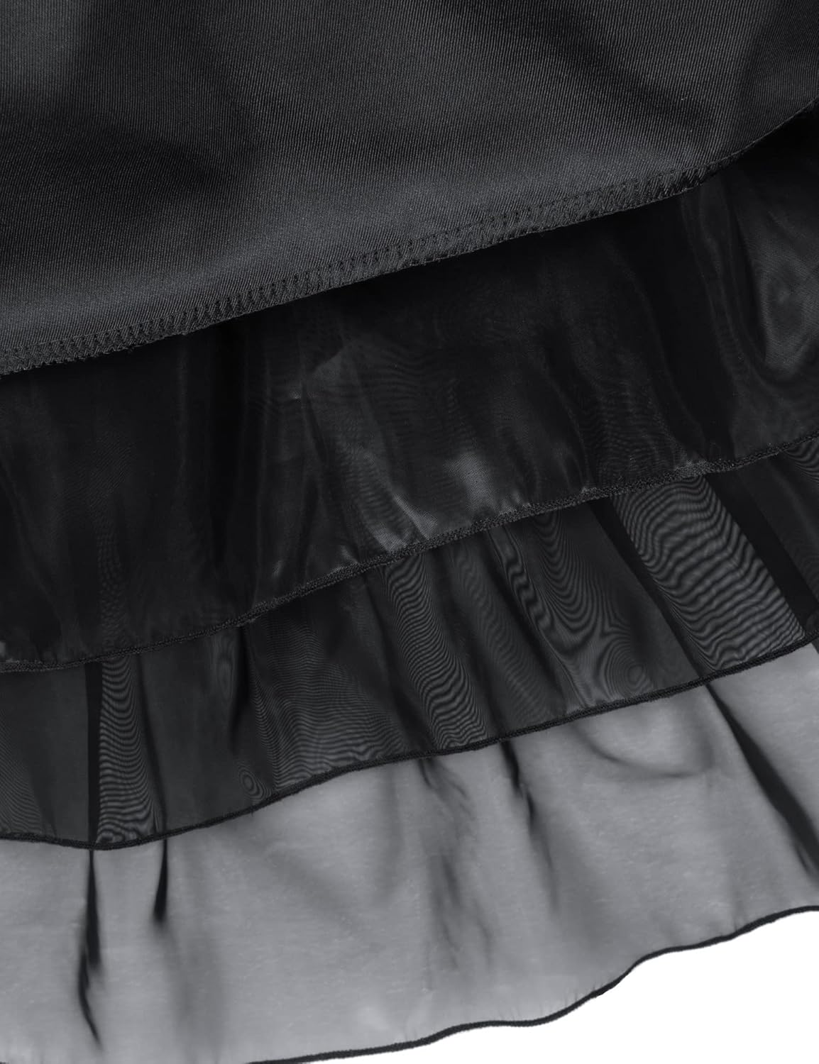 Black Dress Up Costume Set for Girls - Perfect for Birthdays, Halloween, Cosplay, and Parties 2-12 Years - Image 7