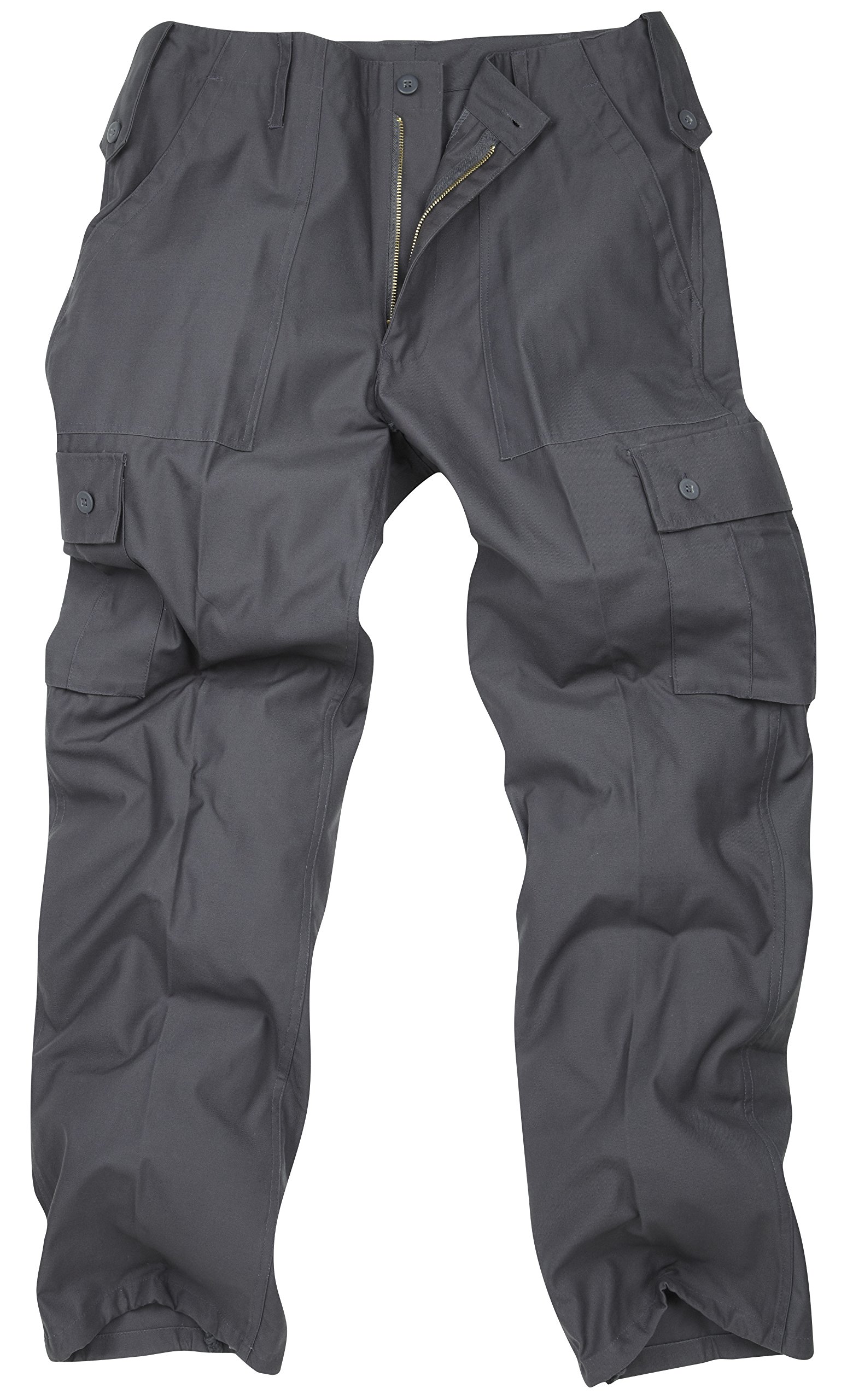 6 Pocket Basic Combat Cargo Trousers - Grey (30)