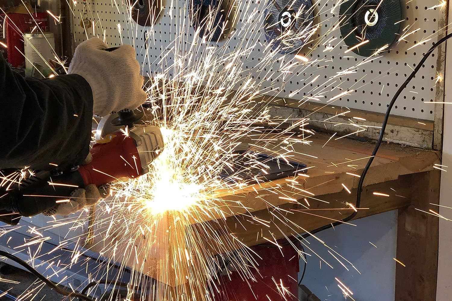 WA - Paquete de 25 ruedas de corte finas centrales deprimidas de 6 x 1/16 x 7/8 pulgadas para discos de corte de metal y acero inoxidable utilizados en amoladora angular de 6 pulgadas de diámetro