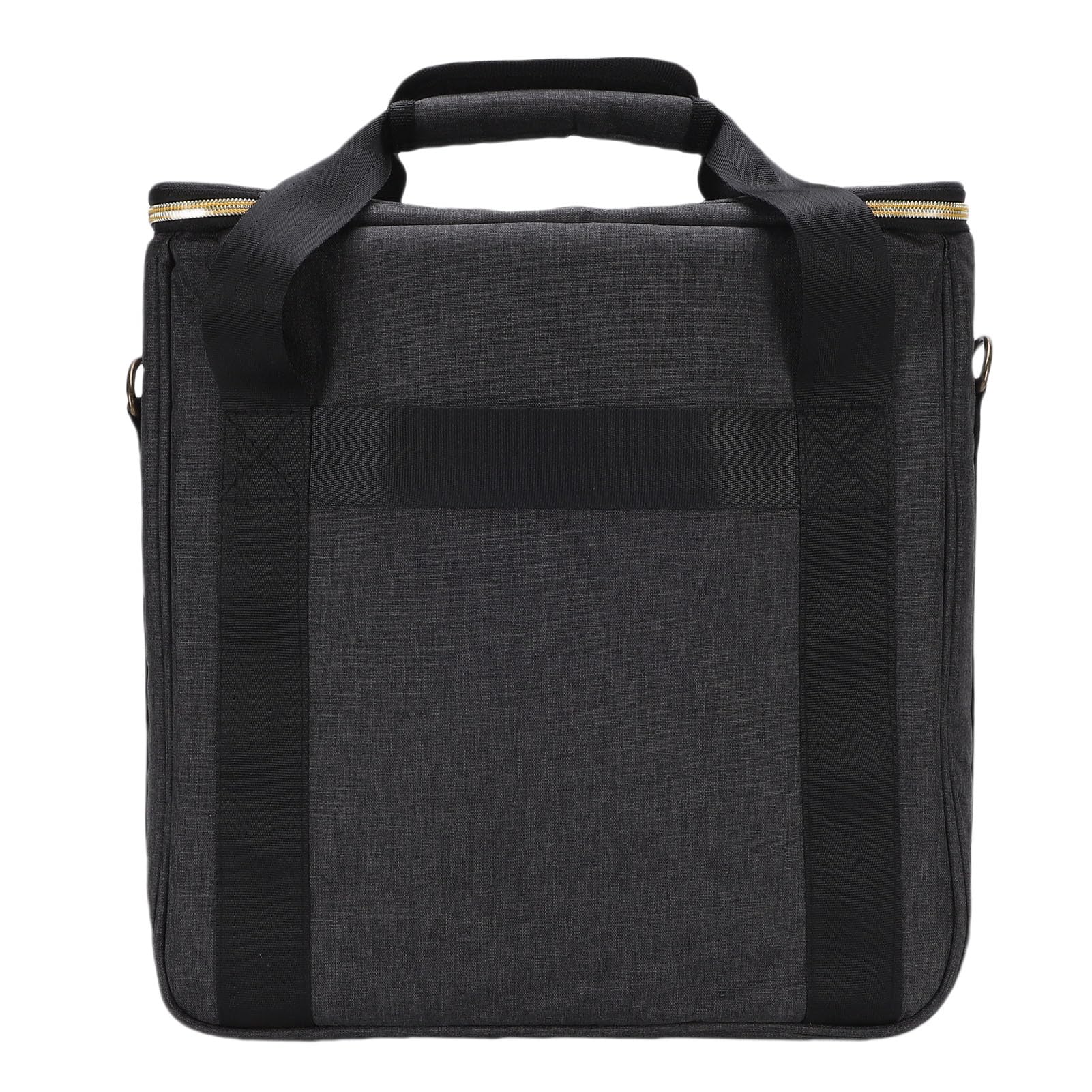 Borsa per il Trasporto di Dischi, Custodia in Vinile Porta con Imbottitura Spessa Divisori Rimovibili per Dischi da 7 10 12 Pollici DJ Travel