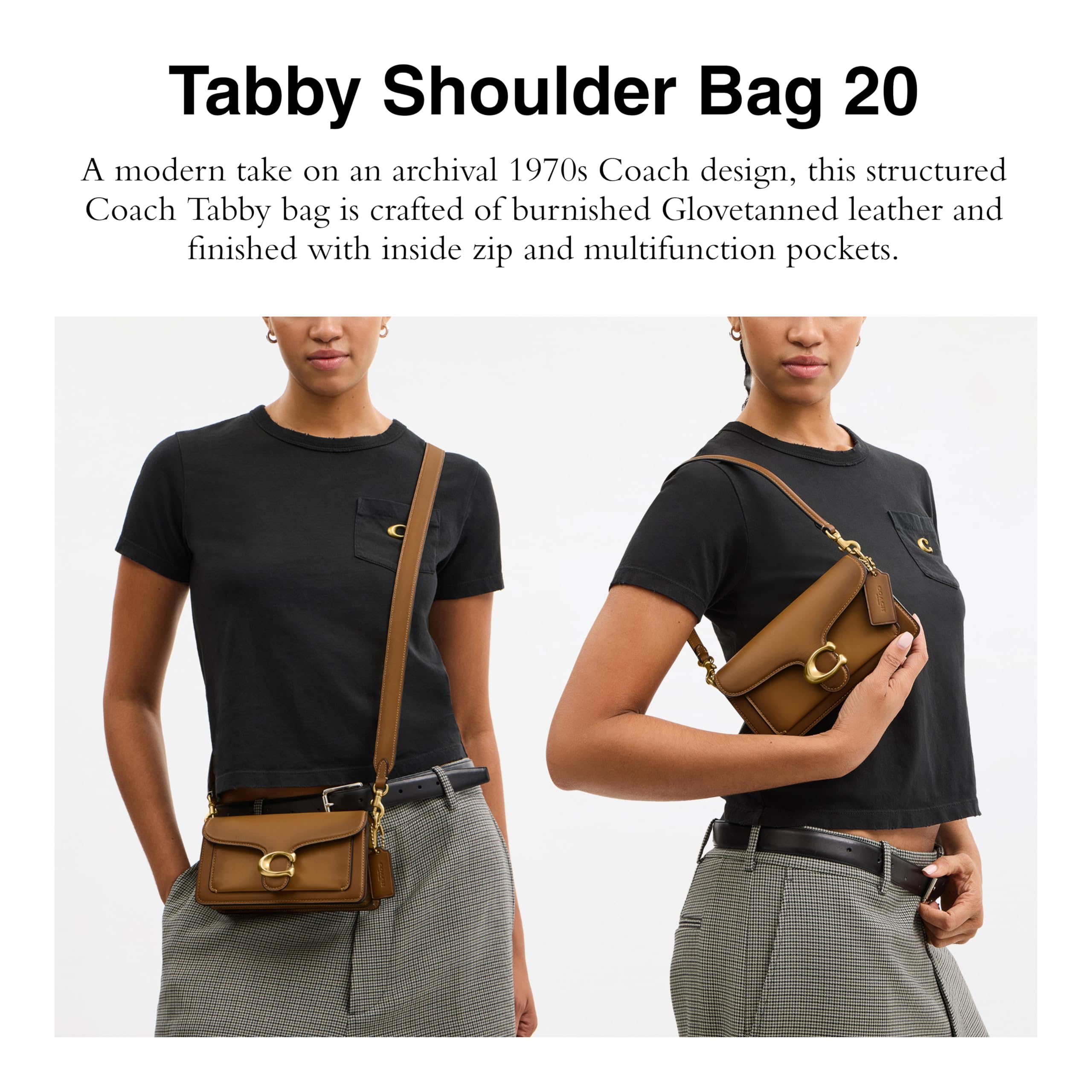 COACH Women's Tabby Shoulder Bag: One Size B4/Honey Brown