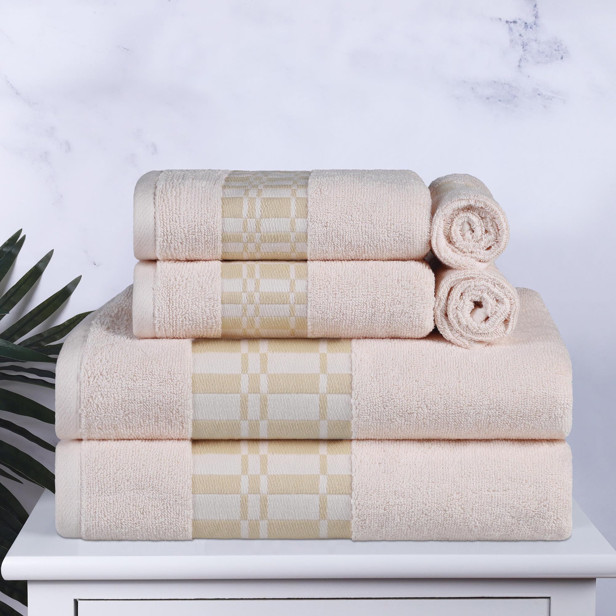 Serviettes de bain Larissa pour créer une ambiance spa relaxante à la maison