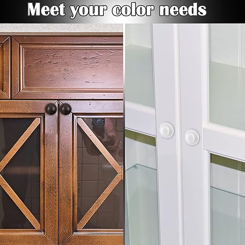 Miniatura 5 de 24 pomos adhesivos para gabinetes, pomos adhesivos instantáneos para gabinete, perilla de cajón autoadhesiva, mini tiradores auxiliares, ayudante