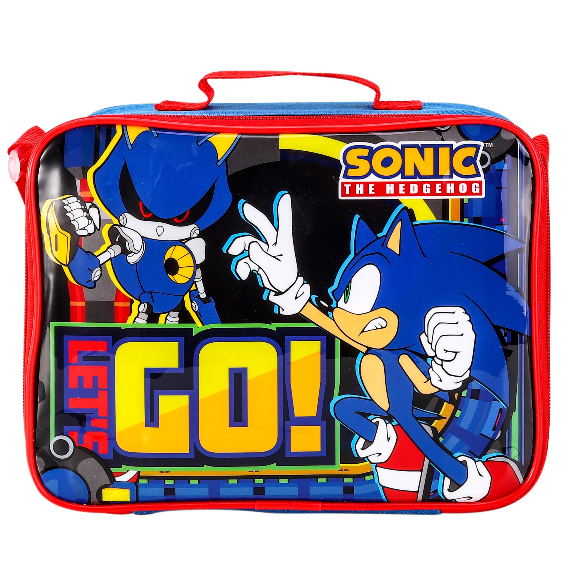 TDL Sonic The Hedgehog Lunch Bag, LUNCH11_SONIC, Blue - Image 3