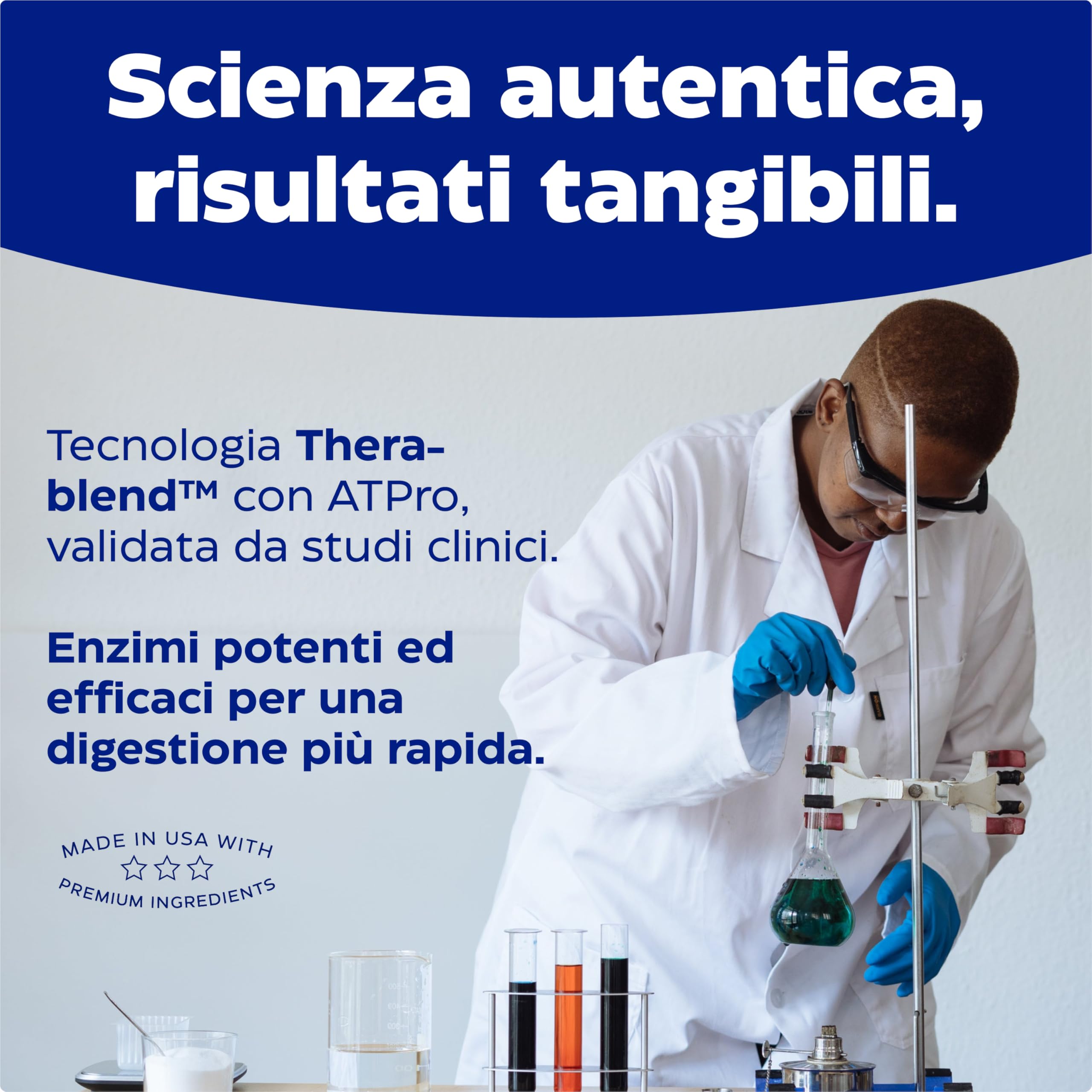 Enzymedica, Digest Gold, Integratore Alimentari con Enzimi Digestivi ad Azione Rapida, Gluten Free, Senza Lattosio, 180 Capsulas