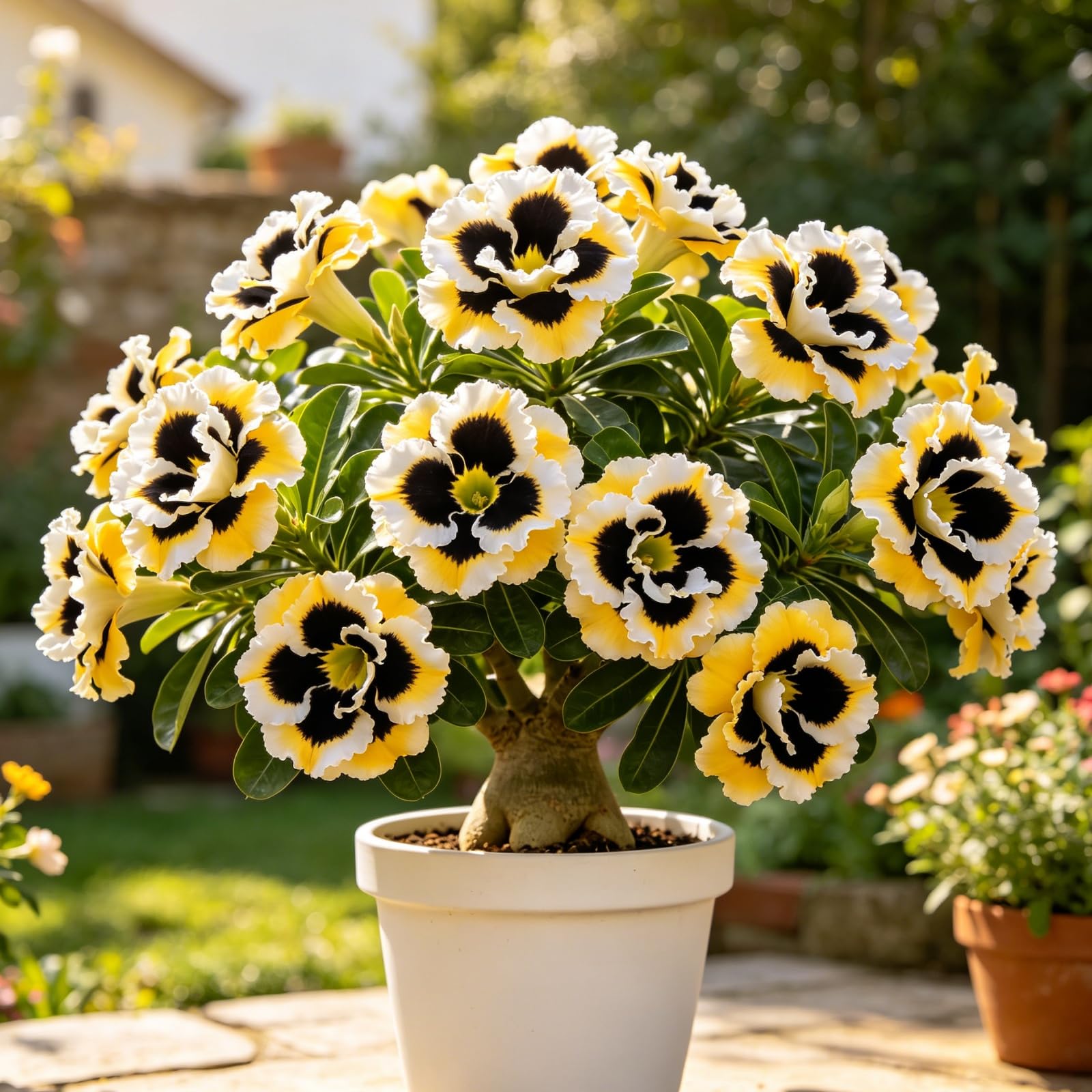 Perennial Desert Rose Bulbs for Planting UK-Rare-Tropical Decor-Easy Growing-Excellent Display-Perfect for Gardens & Courtyards-5bulbs-G