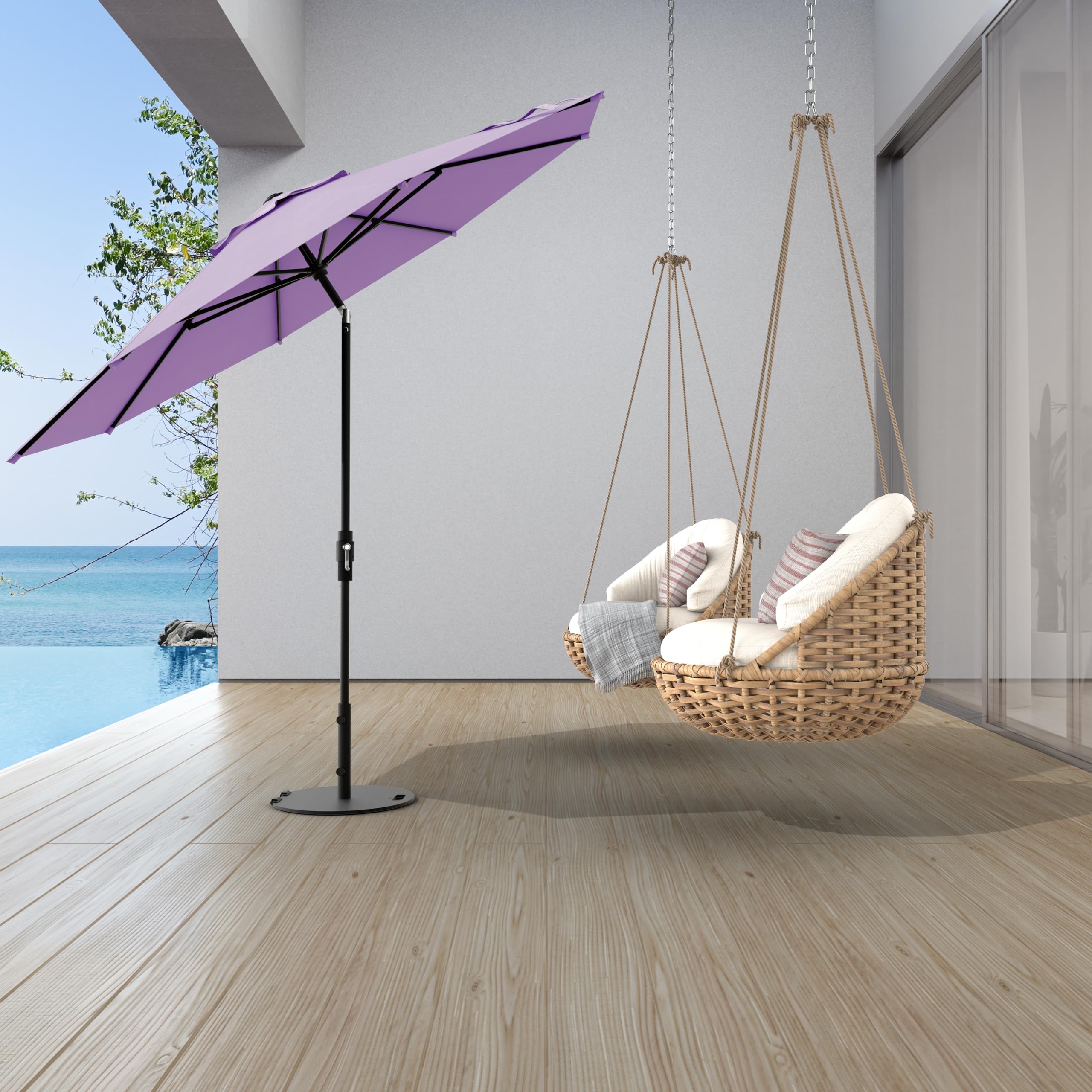 Amazon.com : Midtown Umbrellas The Swilt 10 Ft Patio Umbrellas with 360 Swivel & Tilt Mechanism, Fiberglass Ribs & Terylast Polyester Fabric for Backyard, Deck, Pool & Cafes - Midtown Purple Amazon.com : Midtown Umbrellas The Swilt 10 Ft Patio Umbrellas with 360 Swivel & Tilt Mechanism, Fiberglass Ribs & Terylast Polyester Fabric for Backyard, Deck, Pool & Cafes - Midtown Purple