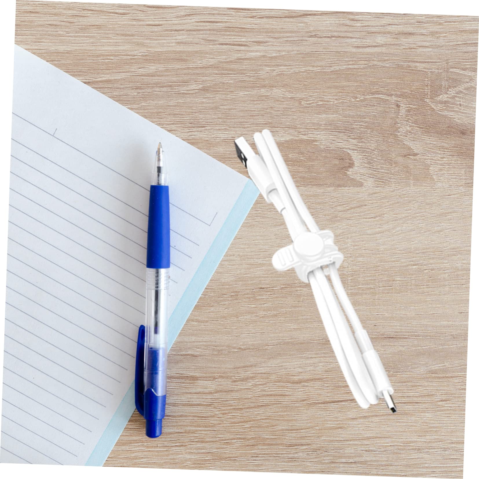 Kabelbinder, 16 stücke Draht Organizer Organisatoren und Lagerung Rack Computer Kabelbinder Halter Haken Kabel Manager(White)