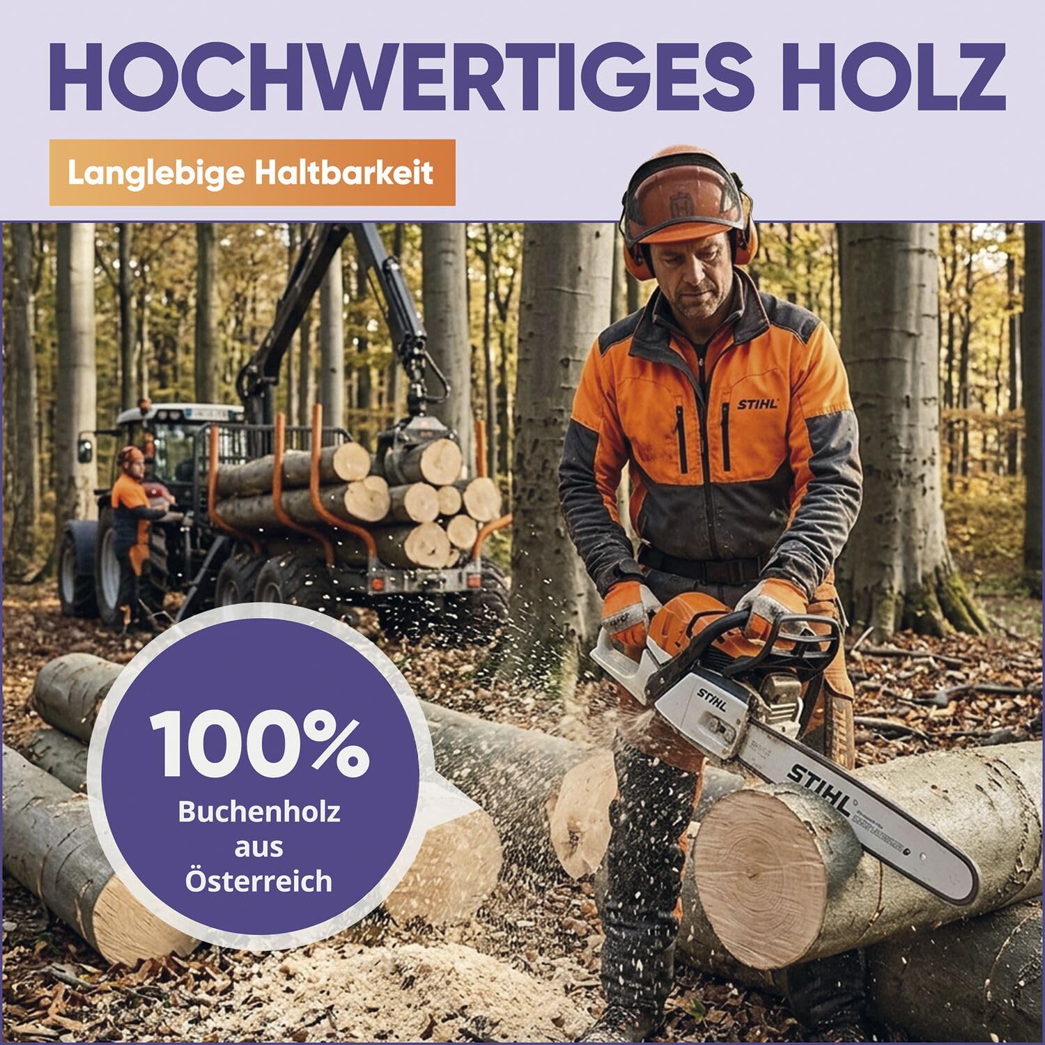 vasalat Lot de 6 baguettes en bois de hêtre lisse pour le bricolage - 100 cm x 20 mm - Hêtre naturel