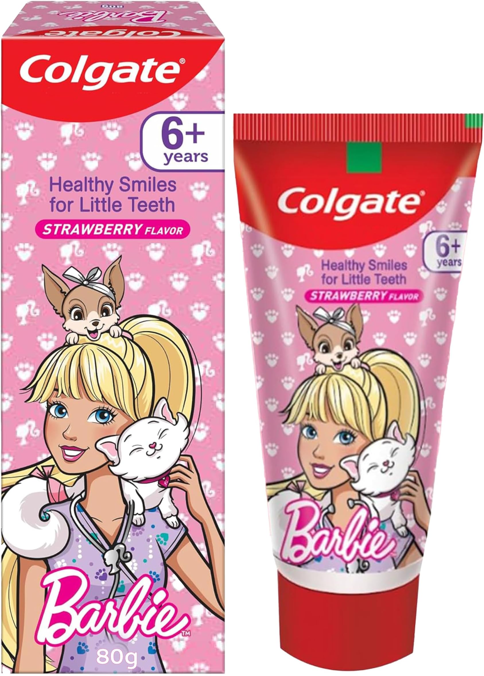 Colgate Kids' Barbie Red Toothpaste - 80g