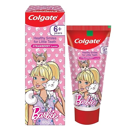 Colgate Pasta de dientes roja Barbie para niños - 2.82 oz