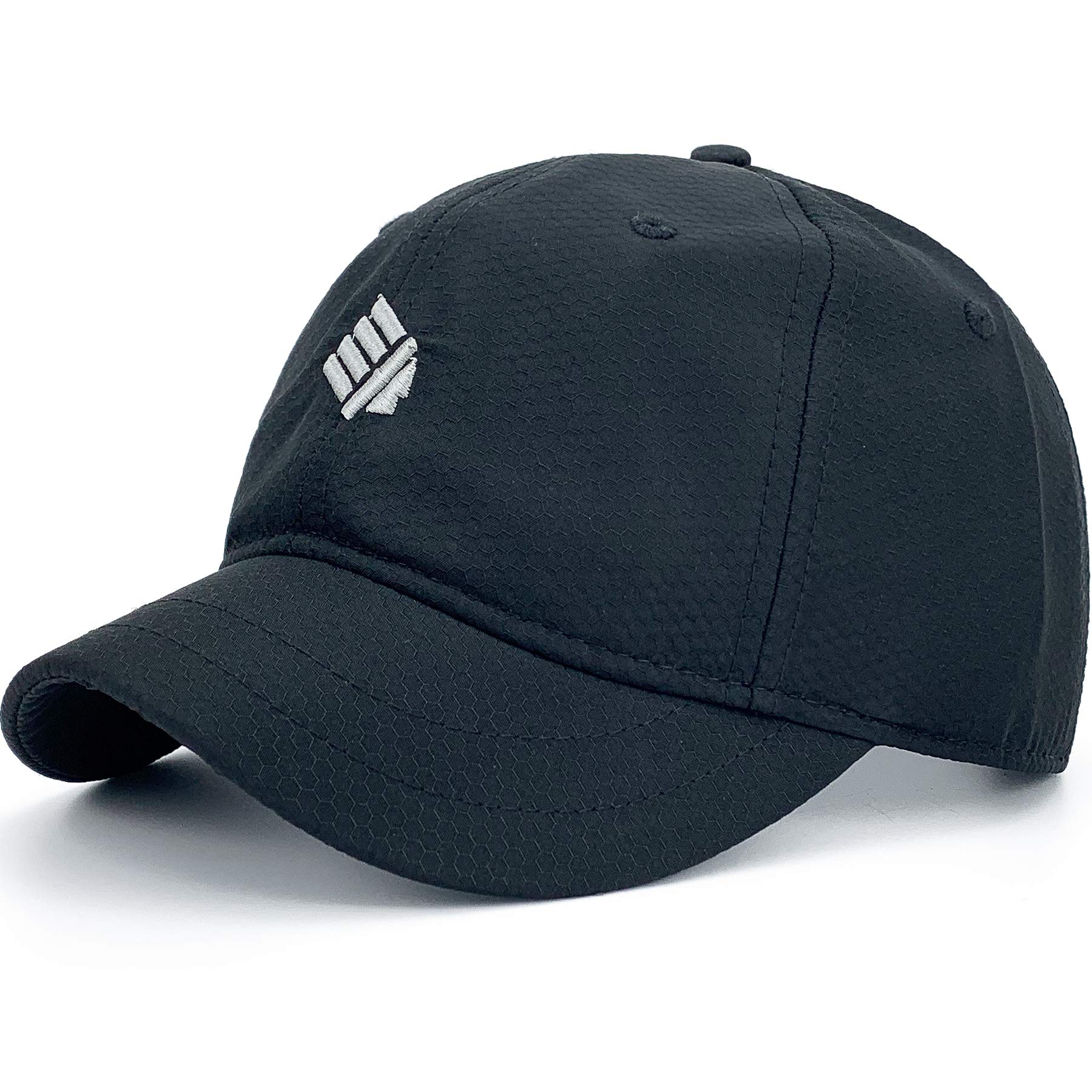 REDSHARKSREDSHARKS Structured Short Bill Hat Quick Dry Short Brim Hat Trucker Baseball Dad Cap