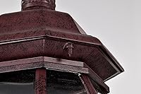 Vista 5 de Nuvo Lighting 60/898 - Montura de poste tradicional de tres luces de la colección Central Park en acabado bronce/oscuro