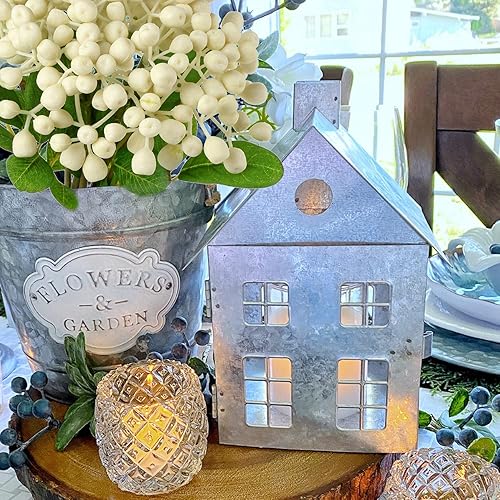 Miniatura 4 de DILATATA Bayas de Navidad artificiales de plástico, bayas de Navidad para festivales, manualidades y decoración del hogar, bayas de invierno de 11