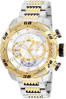 Men's 25480 Speedway Analog Display Quartz Two Tone Watch, Gold/Stainless Steel