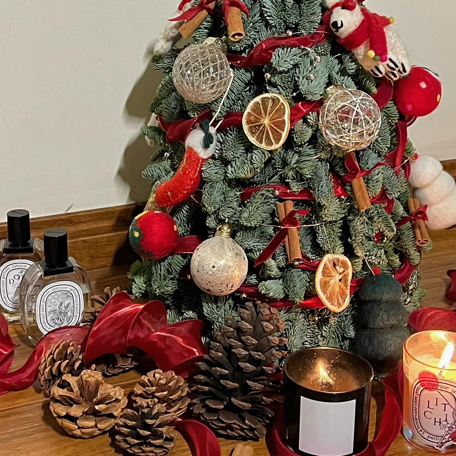 Kit Decorazioni Natalizie Naturali - 227 Pezzi Con Arance, Cannella E Bacche Per Ghirlande Fai Da Te - Foto 9