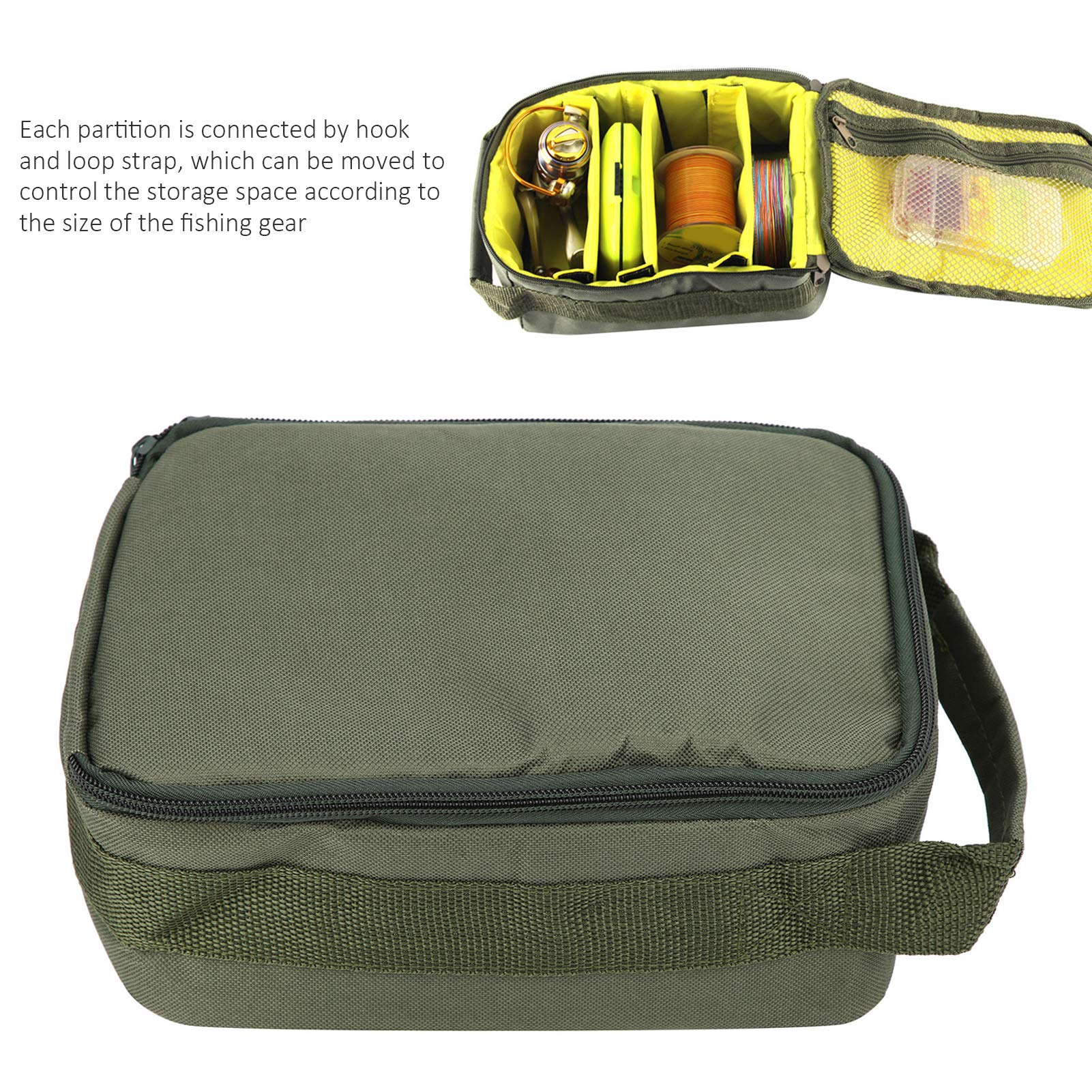 Vissen Reel Tas, EVA Draagbare Outdoor Visserij Reel Tas Vis Wiel Protector Draagtas Opbergtasje
