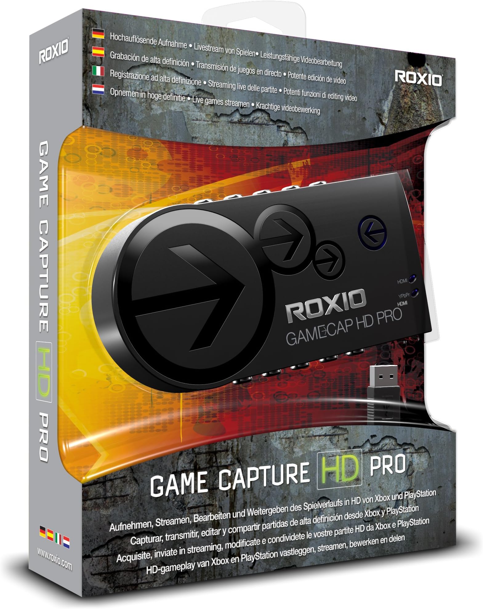 Roxio Game Capture HD PRO Video Capture Device and Editing Software for PC