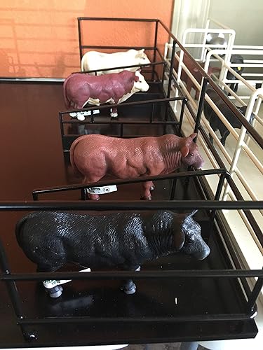 Miniatura 2 de Little Buster Toys Angus Bull - Toro Angus rojo realista, escala 1/16