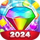 Jewel of Match 3 Free - New Gem Games for my Kindle Fire with Unlimited Lives, Royal Matching Quest & Most Popular Blast Bonuses, Offline Journey No Wifi or Internet Needed!