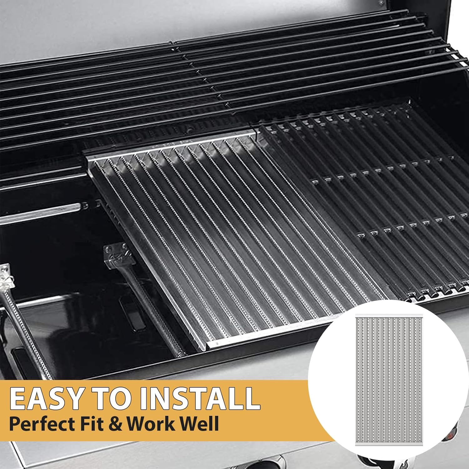 463257520 17 inch Emitter Plates for Charbroil Tru-Infrared 4-Burner G533-2200-W1 463276016 463242716 466242715 466242815 463242715 463255020 466242716 Commercial Series Grill Infrared Emitter Grates