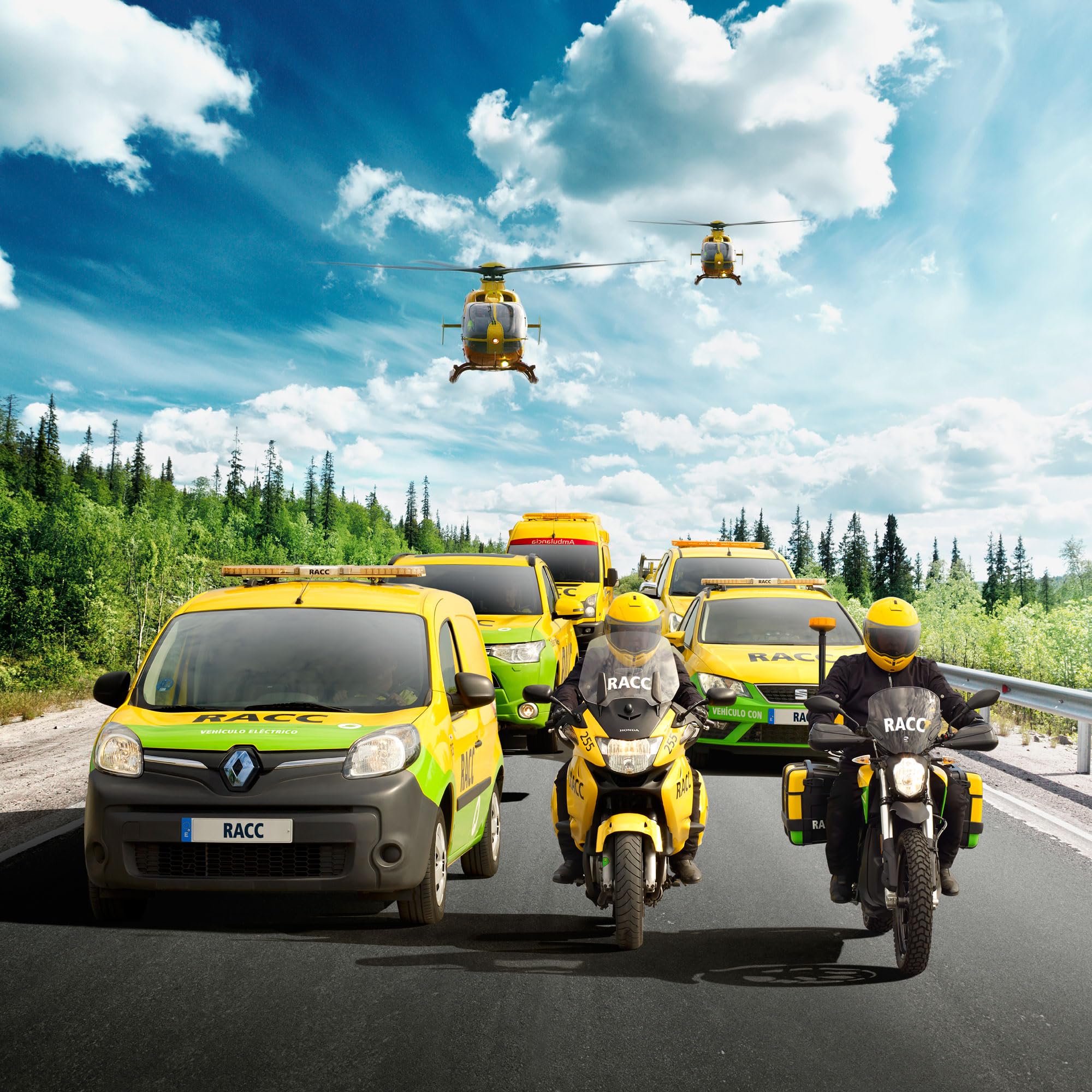 RACC Luz Emergencia Coche V16 Incluye Asistencia en Carretera, Homologada DGT con Geolocalización, Luz avería Coche [Visibilidad 1 Km] Baliza V16 con GPS y Base Imantada, SIM, baliza IoT