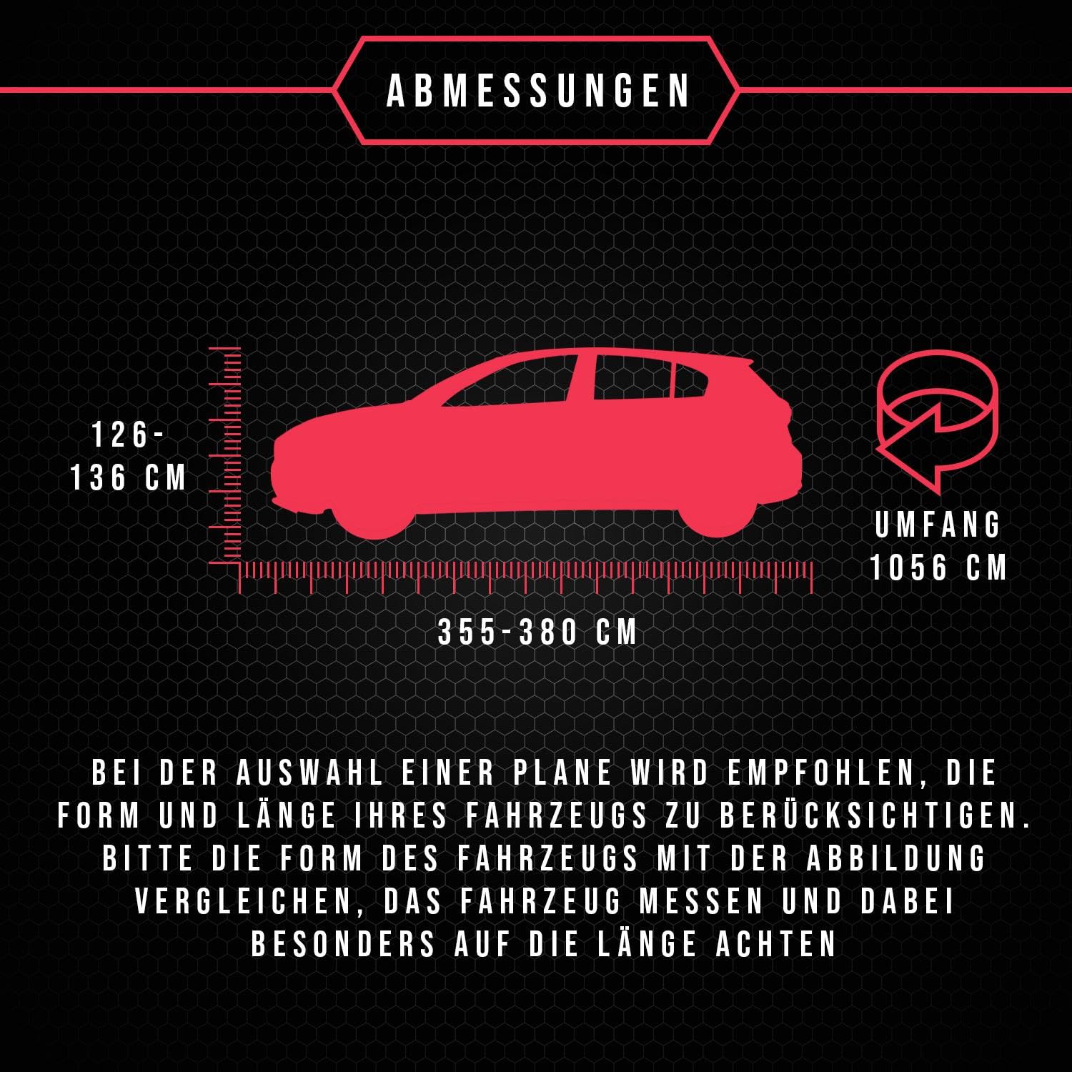 Pokrowiec na samochód, kompletny garaż, kompatybilny z Leapmotor T03, garaż samochodowy, wodoszczelny, oddychający, odporny na promieniowanie UV, ochrona przed zamarzaniem, do użytku wewnątrz i na