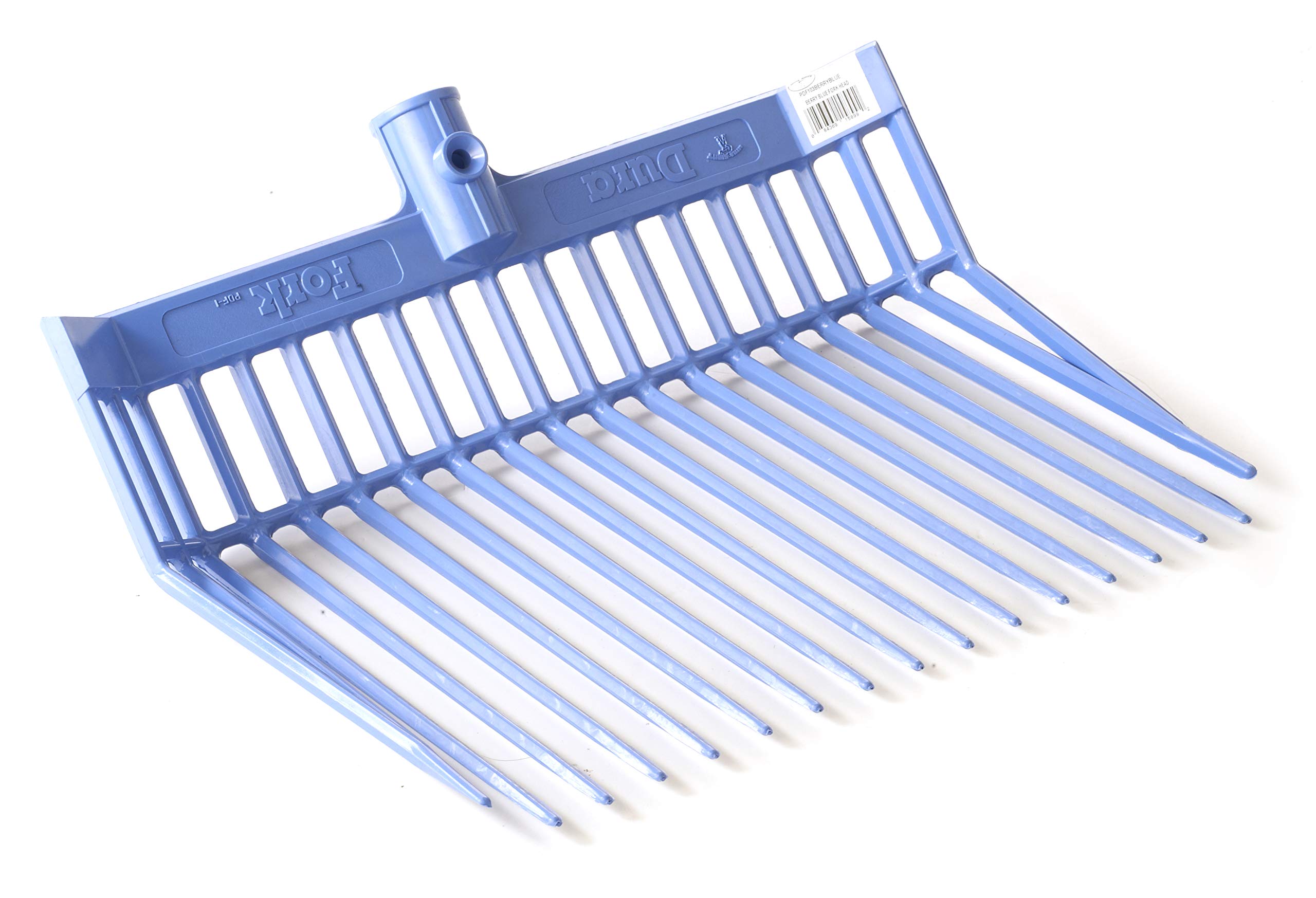 Little Giant® DuraFork Pitch Fork Replacement Head | Durable Polycarbonate Stable Fork Head with Angled Tines | Manure Fork | Made in USA (Pack of 1,