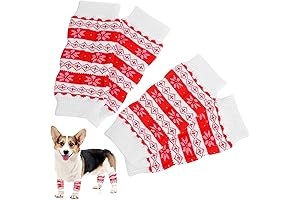 POPETPOP Stretchy Fleece Dog Leg Warmer Sleeves