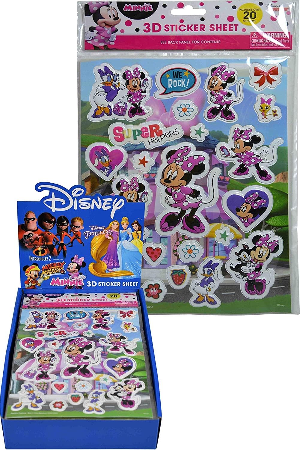 UPD Minnie Mouse Raised Stickers (1)
