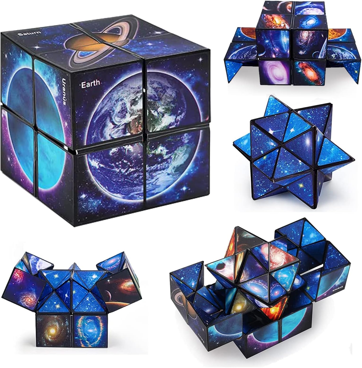 Orchid MORCHID M® Magic Cube The Shape Shifting Box Puzzle,Toys for Boys Girls Gifts, Infinity Cube Fidget Toy for Kids Educational Star Cube for Boys Girl Toys Birthday Presents Gift Ideas