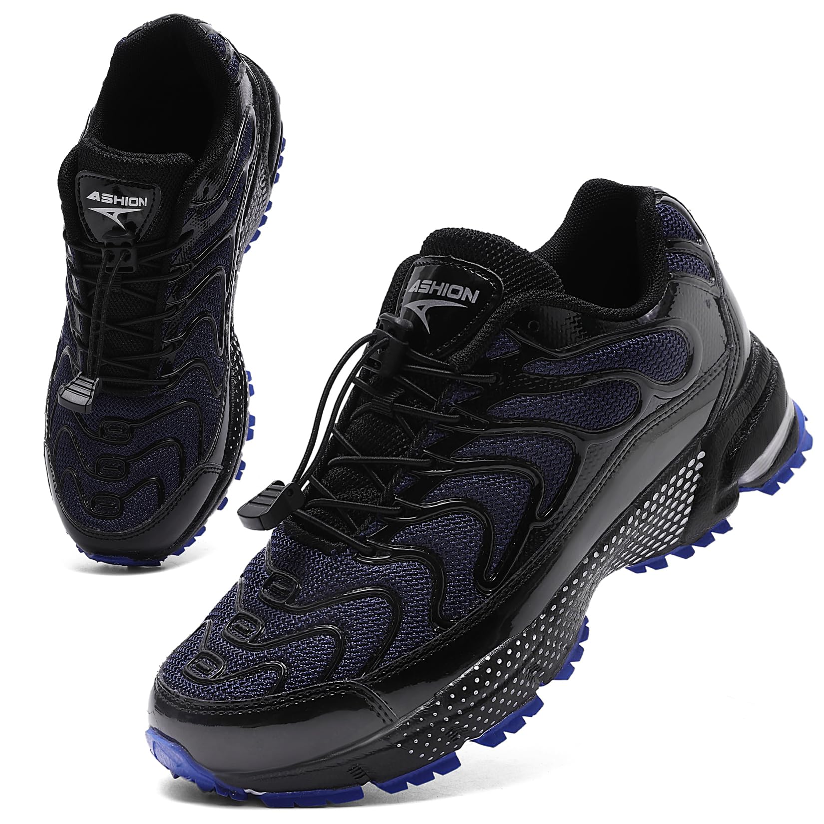 WETIKE Boy's Shoes Mesh Slip on Lightweight Running Sneakers