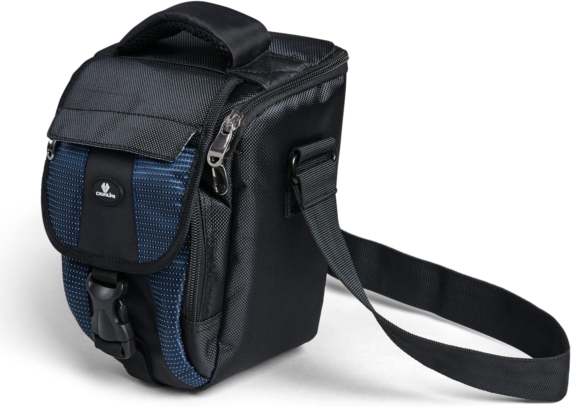 Case4Life SLR camera bag with quick access, carrying strap and accessories compartment suitable for Fujifilm Finepix HS, S***, SL, X Series inc S1, SL1000, HS30EXR, HS50, S2980, S4200, S4500, S9200, S9400W, X-S1, S9900W, S9800.