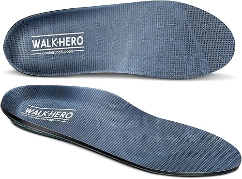 Miniatura 8 de Walkhero - Plantillas ortopédicas para aliviar el dolor para fascitis plantar con soporte de arco alto, alivia la fatiga de pies planos y pies