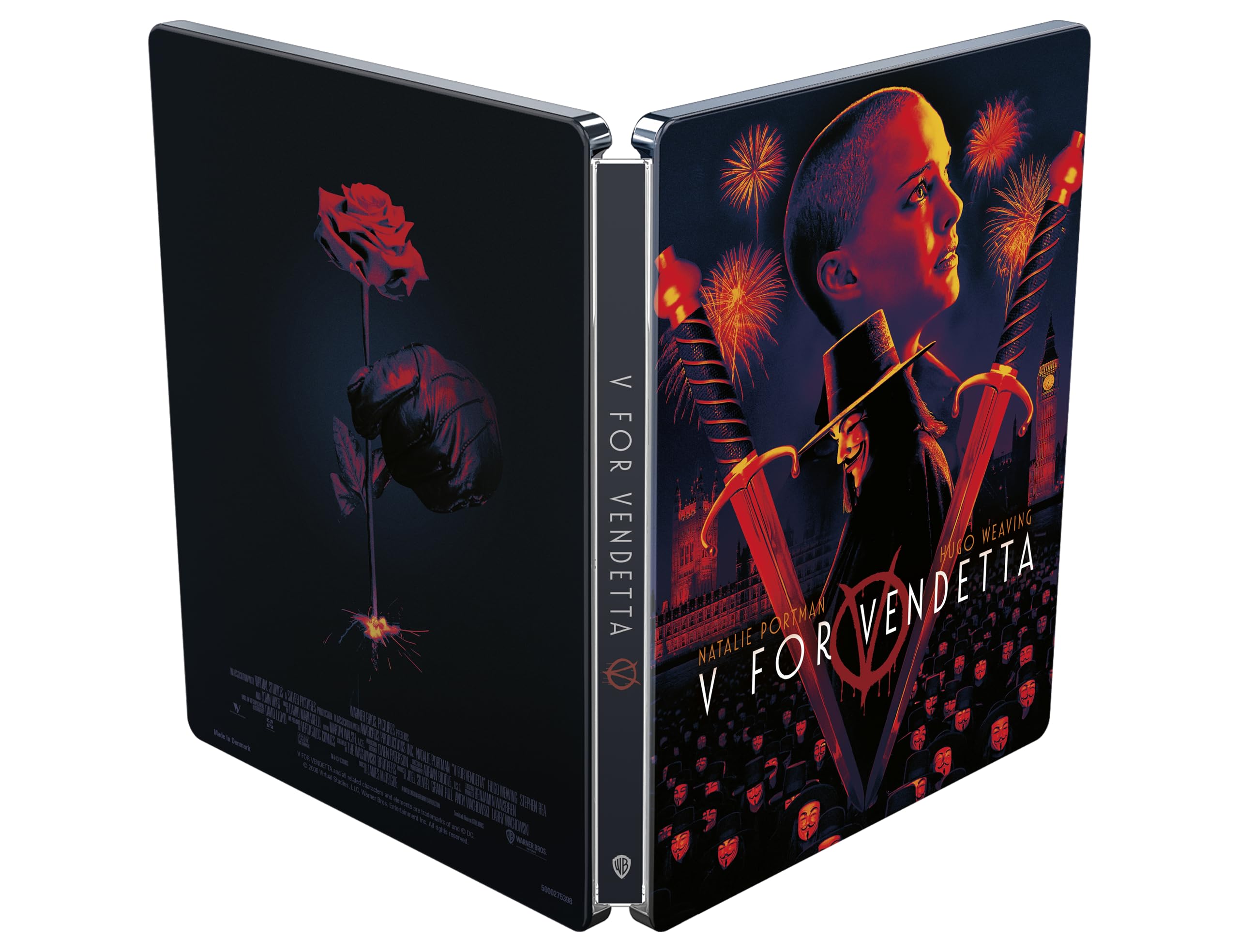 V for Vendetta Steelbook [4K Ultra HD] [2005]