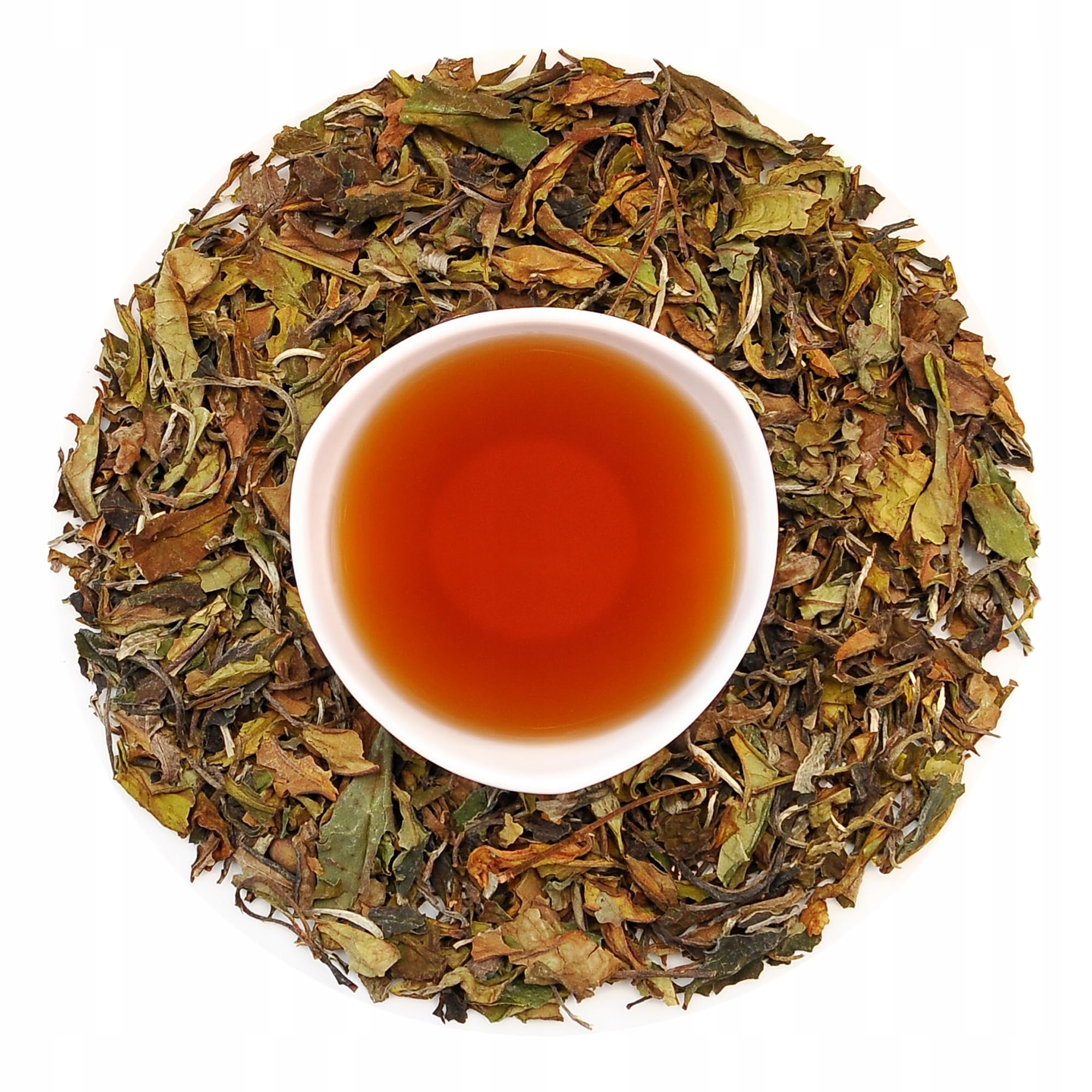 Winoszarnia Weißer Tee Pai Mu Tan (Bai Mu Dan) 1kg | XXL Großpackung Loser Tee | Hochwertiger China Tee der Jugend | Mild & Samtig im Geschmack | Wiederverschließbar