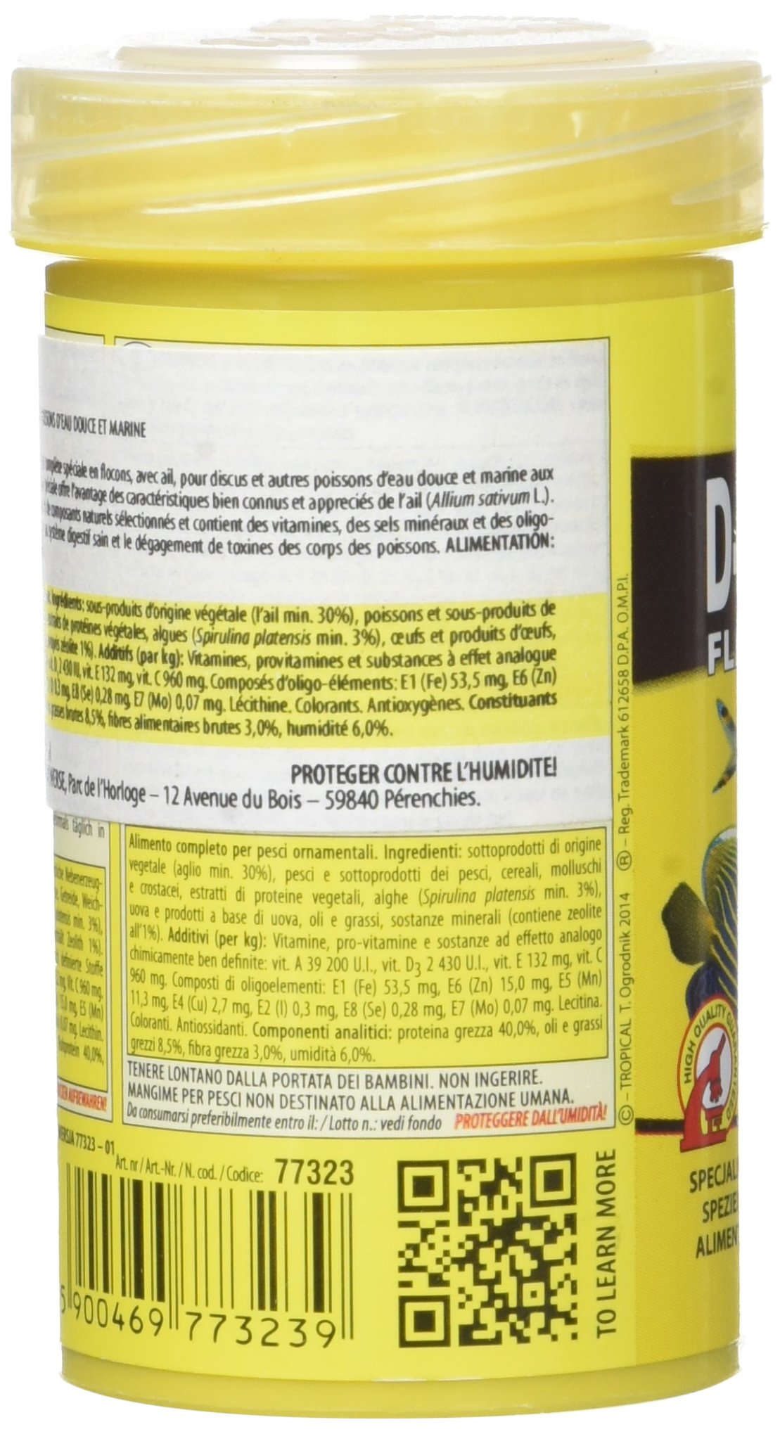 Mangime Per Pesci Tropical Tadeusz D-ALLIO PLUS Con Aglio - Scaglie Multivitaminiche Per Acquario, 100ml - Foto 6