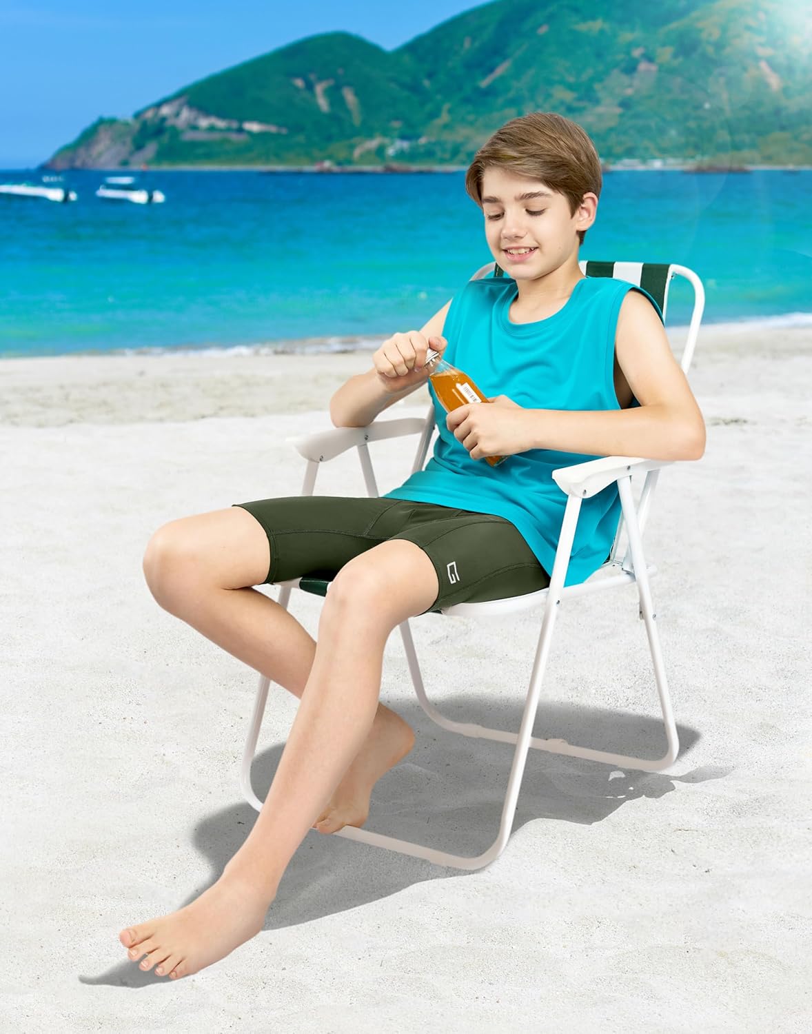 G Gradual Boys Swim Jammers Youth Competitive Swim Team Trunks Quick Dry Stretch Racing Swimsuit Swimming Shorts for Boy - Image 3