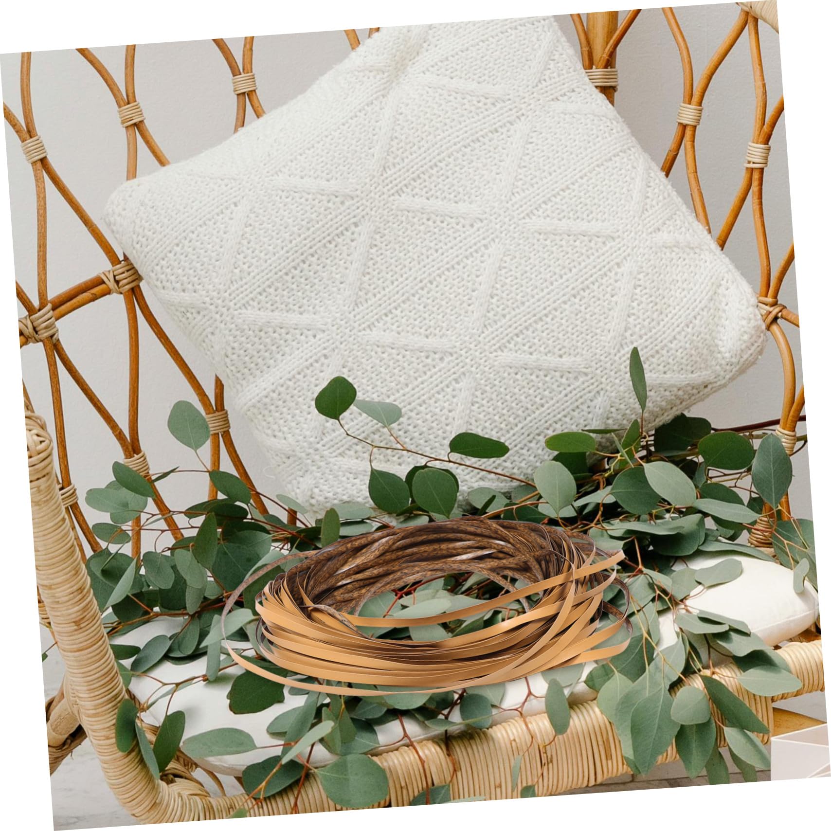 ORFOFE Kit de Réparation Rotin Synthétique pour Meubles de Jardin Lanières Résistantes pour Fauteuils et Tables Matériel de Restauration et Bricolage Facile pour Fissures et Décoloration
