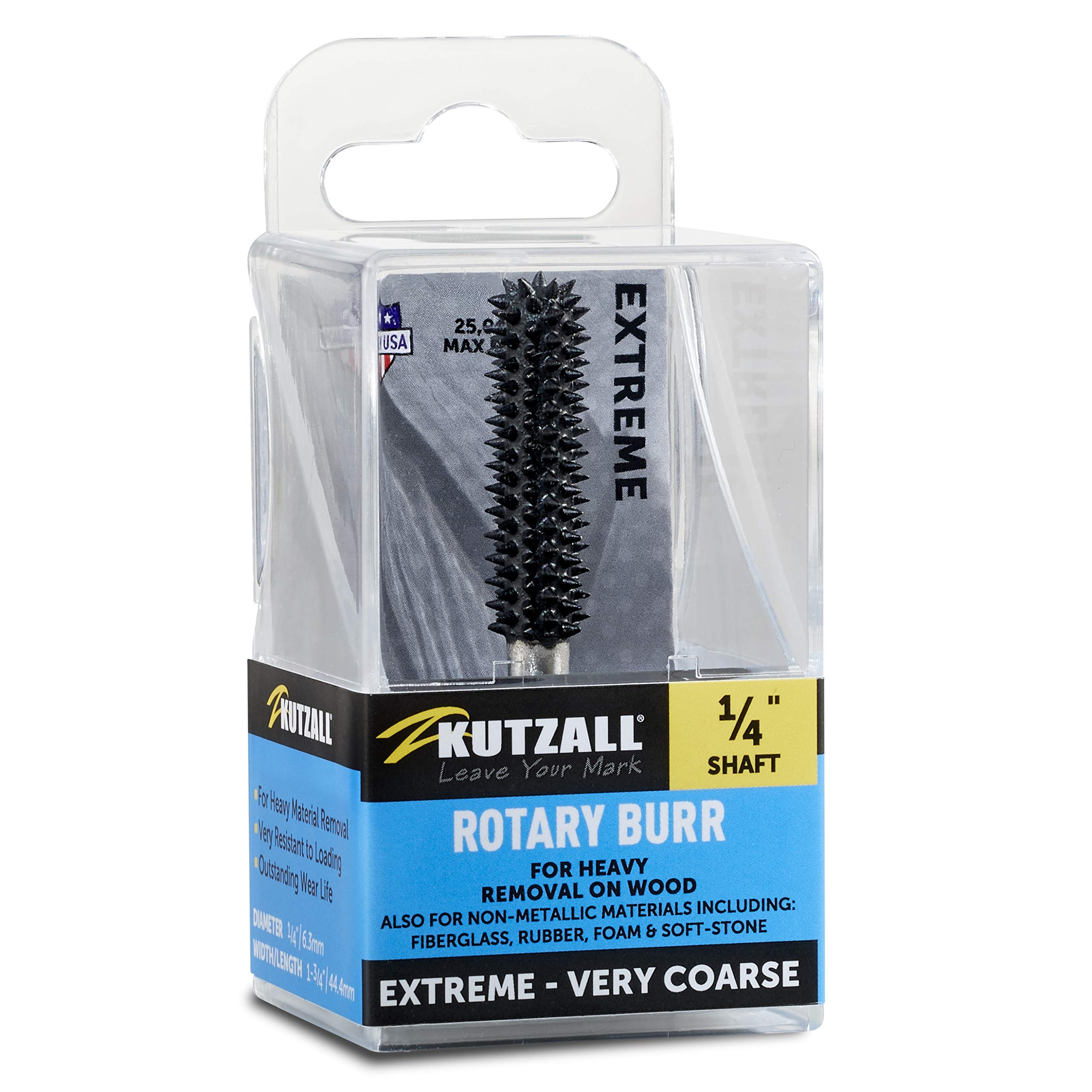 Amazon.co.jp: Kutzall エクストリームボールノーズバリ、1⁄4インチ