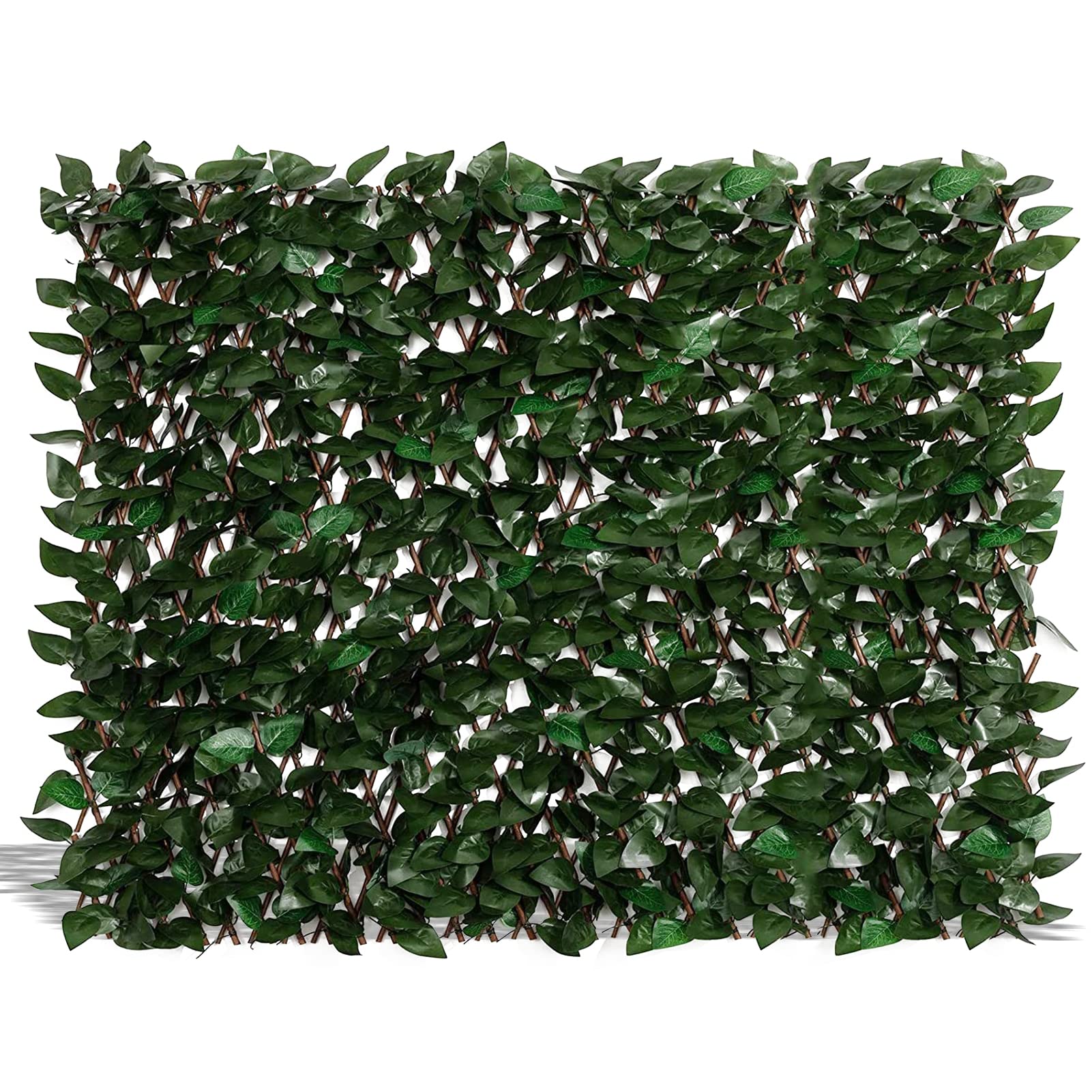 Photo 1 of DOEWORKS Expandable Fence Privacy Screen for Balcony Patio Outdoor, 1PC Faux Ivy Fencing Panel for Backdrop Garden Backyard Home Decorations 1 Green