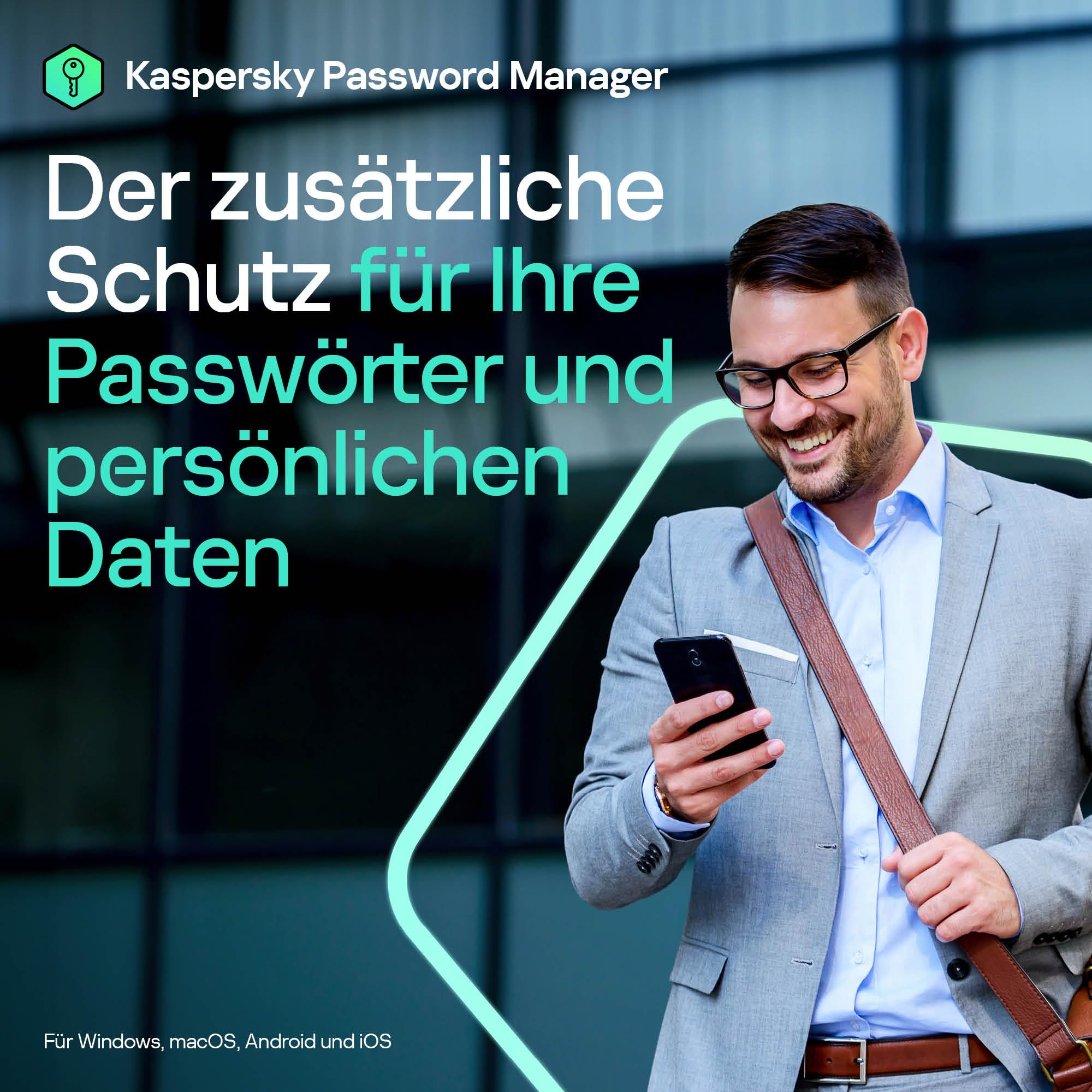 Kaspersky Password Manager | Unbeschränkte Anzahl von Geräten | 1 Benutzerkonto | 1 Jahr | PC/Mac/Android/iOS | Aktivierungscode per Email