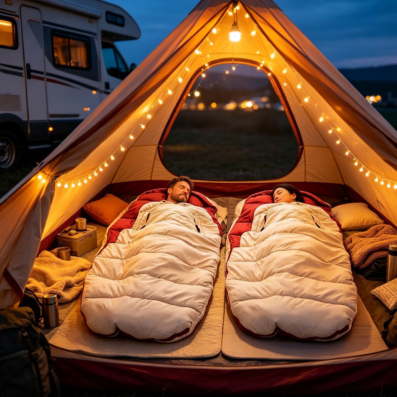 Sacos De Dormir para Adultos 220x95 Cm - Equipo De Camping Portátil con Cap | Saco de dormir para mochilero, cama de viaje, tienda de campaña para el hogar, guardería, exterior, primavera, verano, otoño