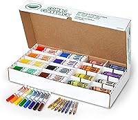 Vista 1 de Crayola marcadores y crayones a granel, Classpack de 256