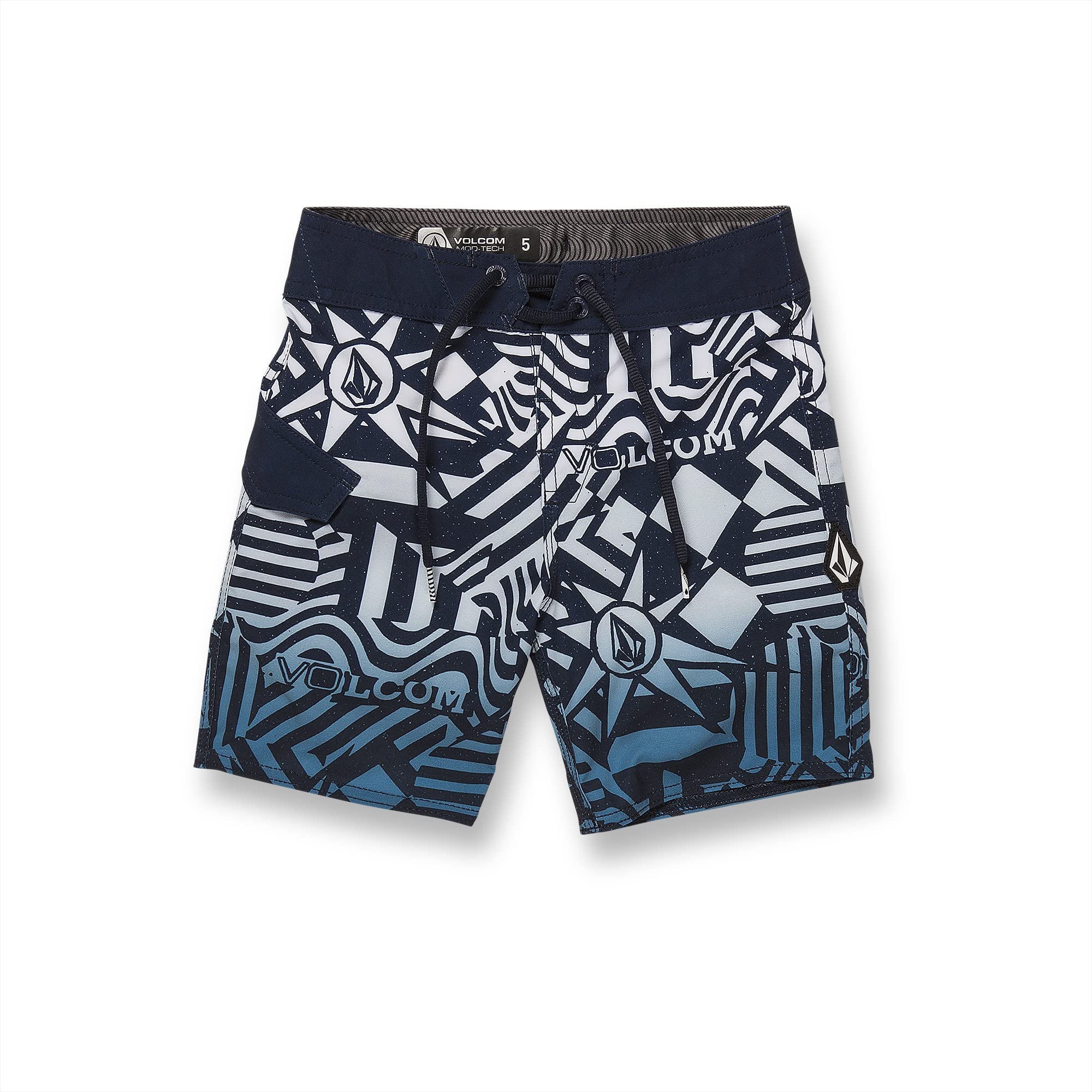 Volcom Boys Mod Ringer Navy 7