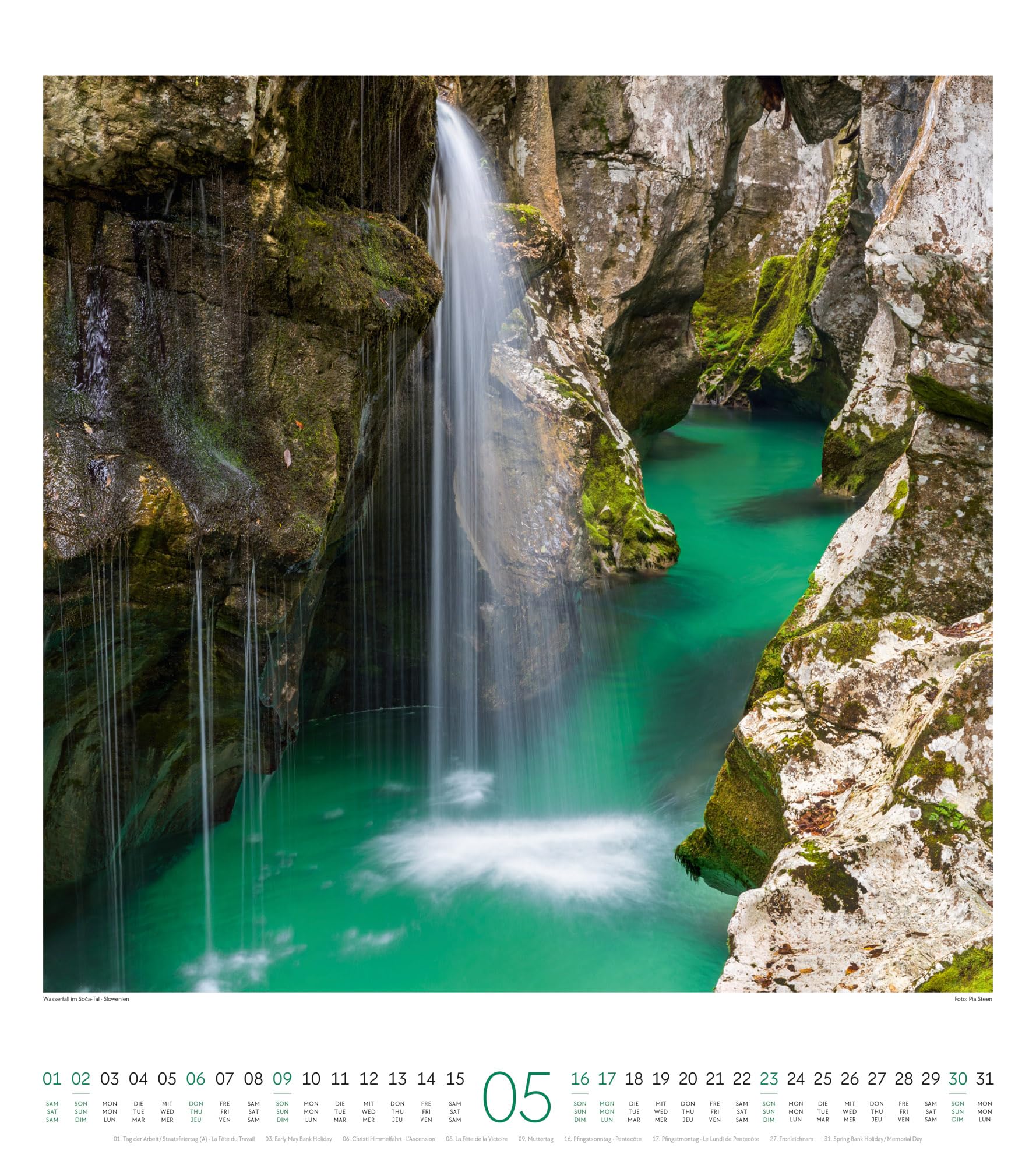 Lichtblicke Kalender 2027 | Stimmungsvoller Natur-Kalender im großen Hochformat (48x54 cm) | Landschaften im Licht der Sonne