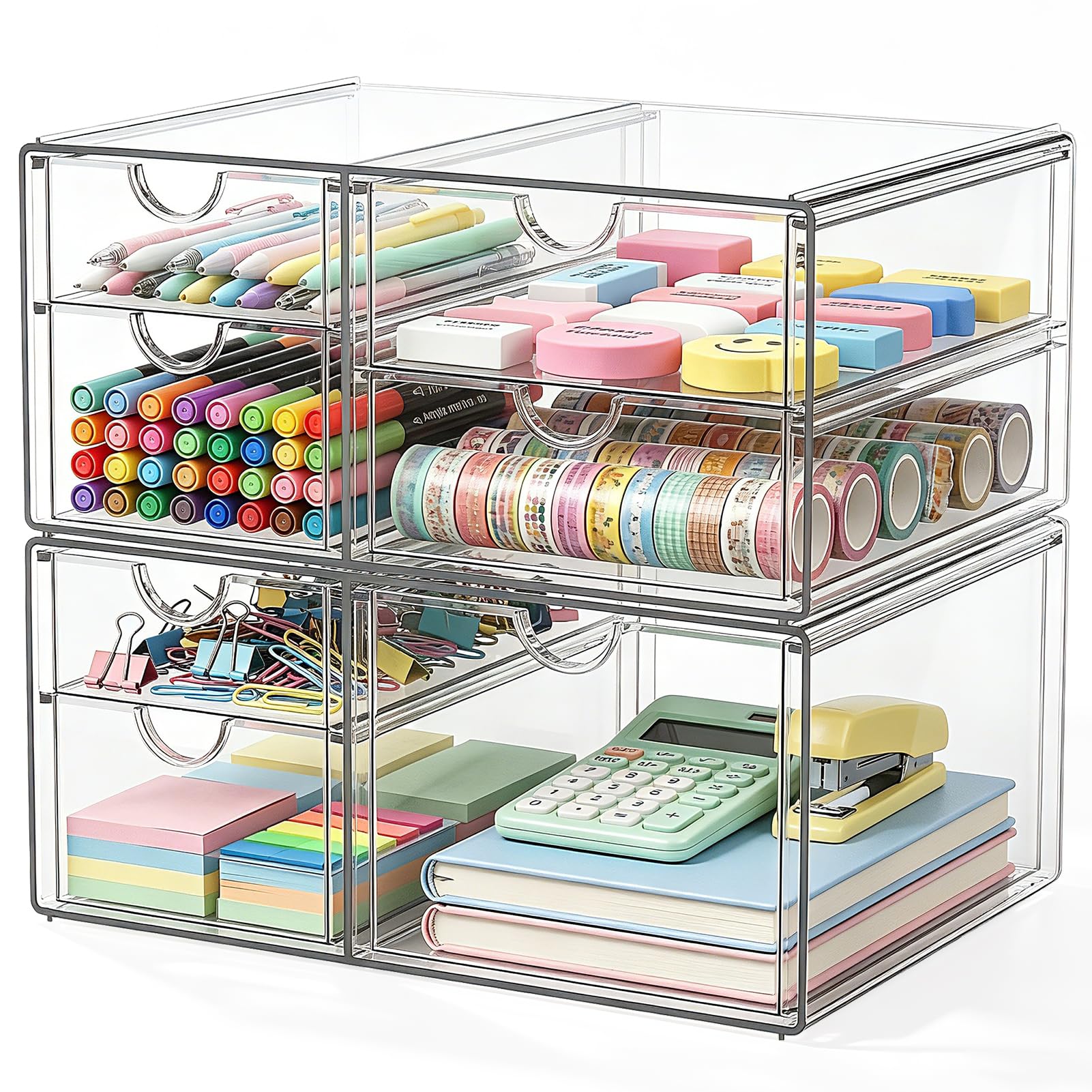 ANTUREBAY Bureau-organizer, zwart, mesh, metaal, bureau