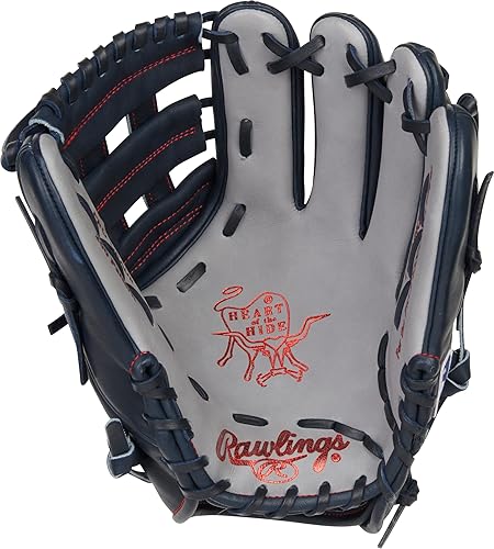Miniatura 3 de Rawlings  Guante de béisbol con logotipo del equipo de la MLB del Heart of The Hide  Todas las opciones de equipo de la MLB disponibles
