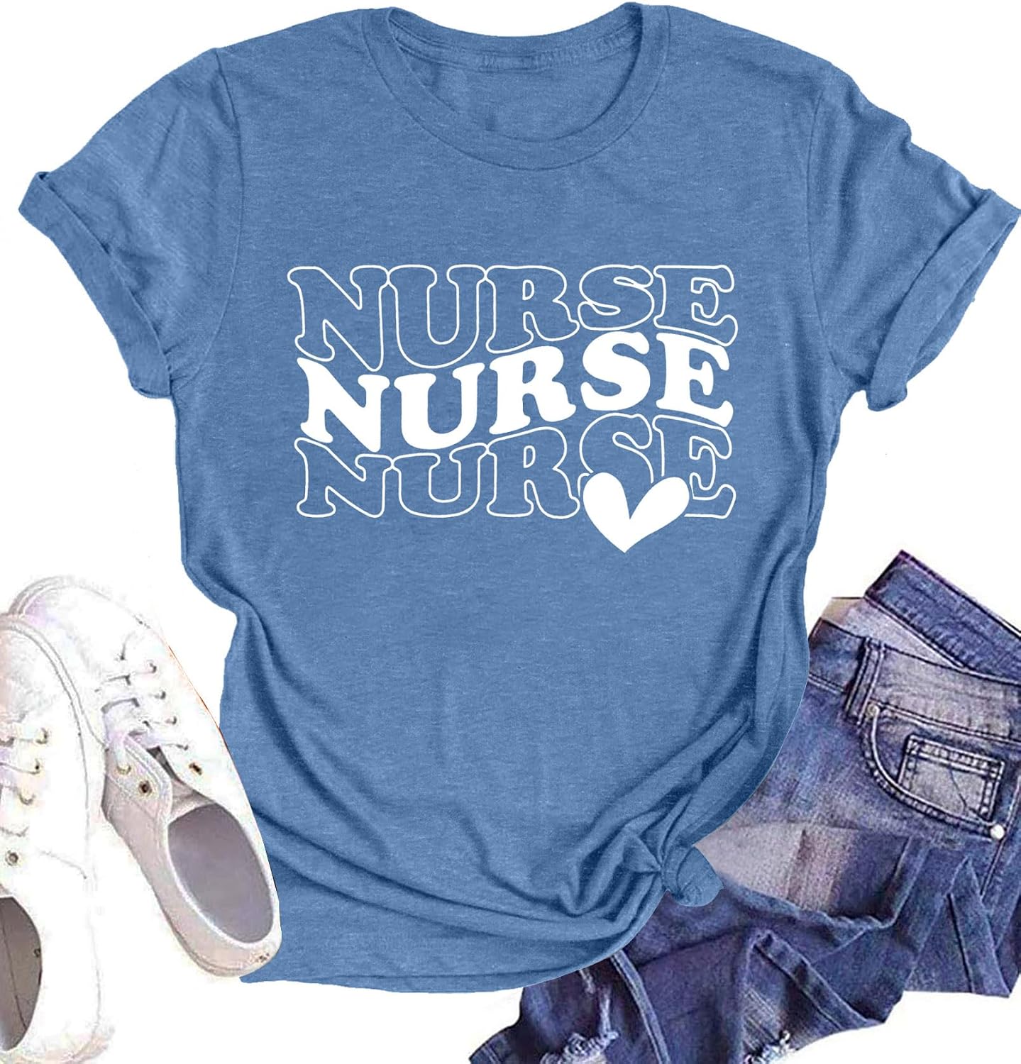 Nurse Shirt for Women Nursing School Tshirt Inspiration Nurses Gift Tees Casual Nurses Blouse Tops