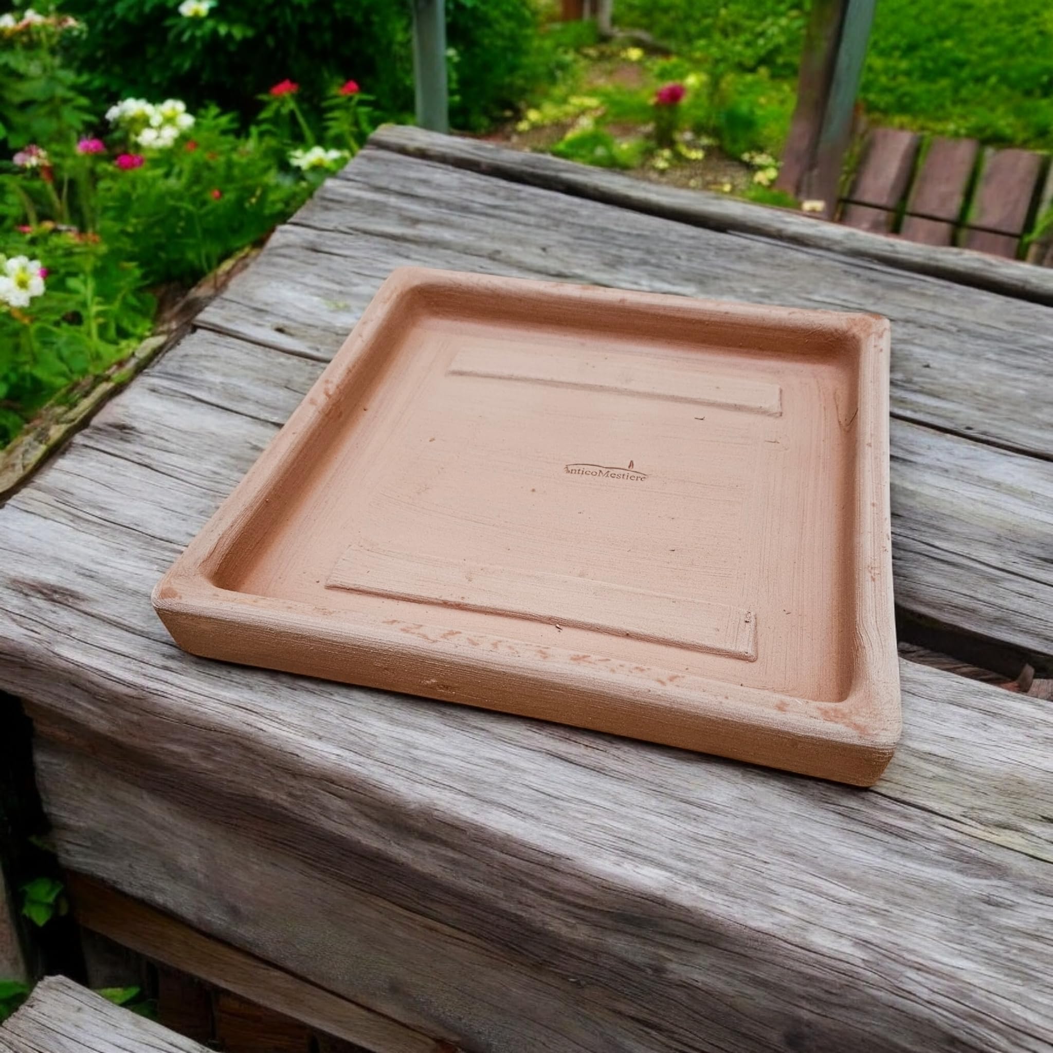 Terrakotta Blumentopf B-Ware Italienischer Blumenkasten Aus Terracotta 32cm - Hochwertiger Balkonkasten Mit Abflusslöchern Italienischer Blumentopf 32cm B-Ware
